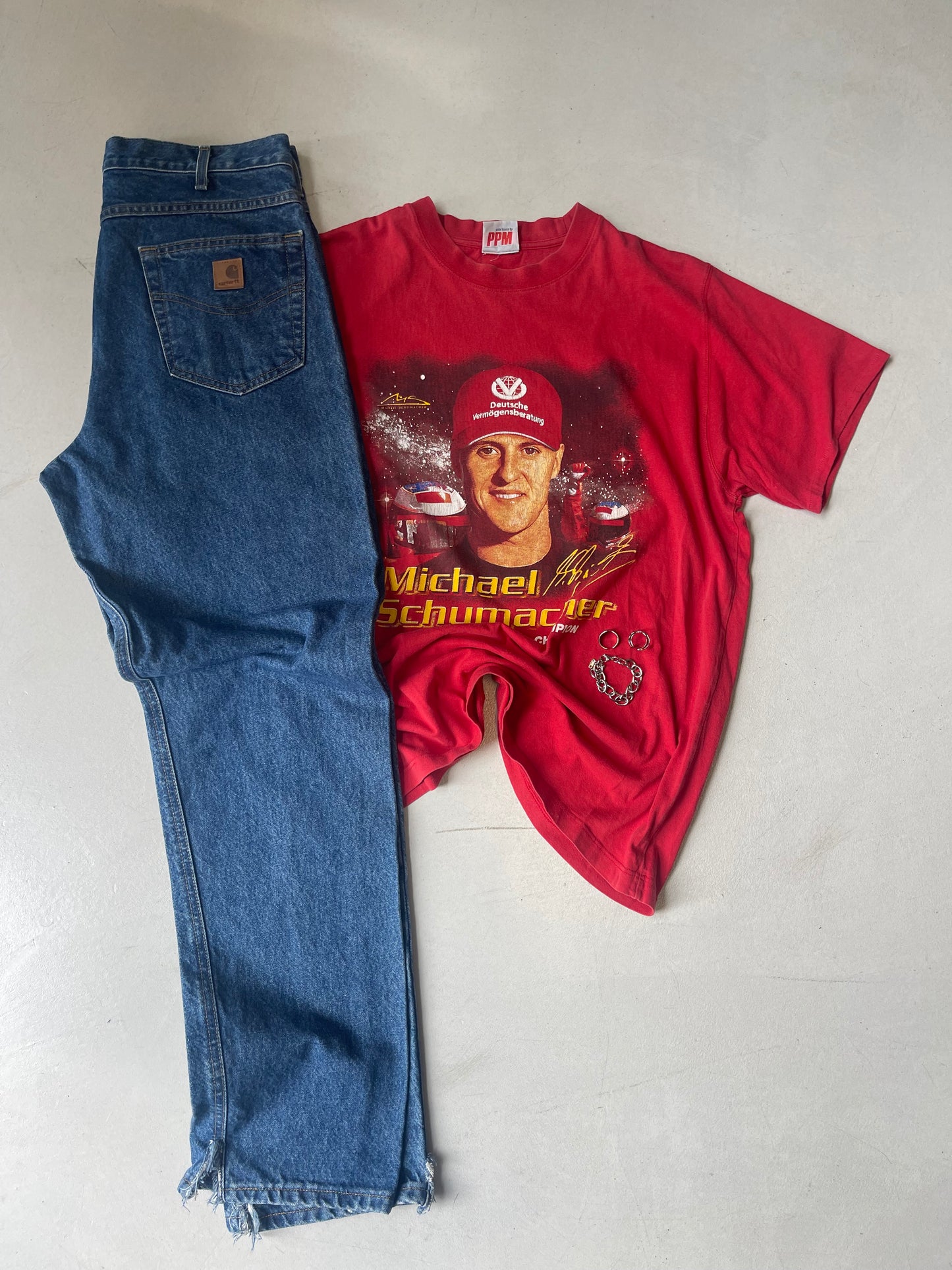 MICHAEL SCHUMACHER 2000 FORMULA 1 WORLD CHAMPION VINTAGE TEE