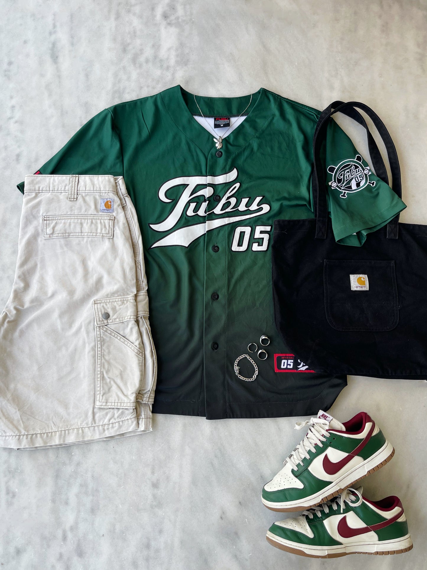 FUBU 05 RAP GREEN JERSEY