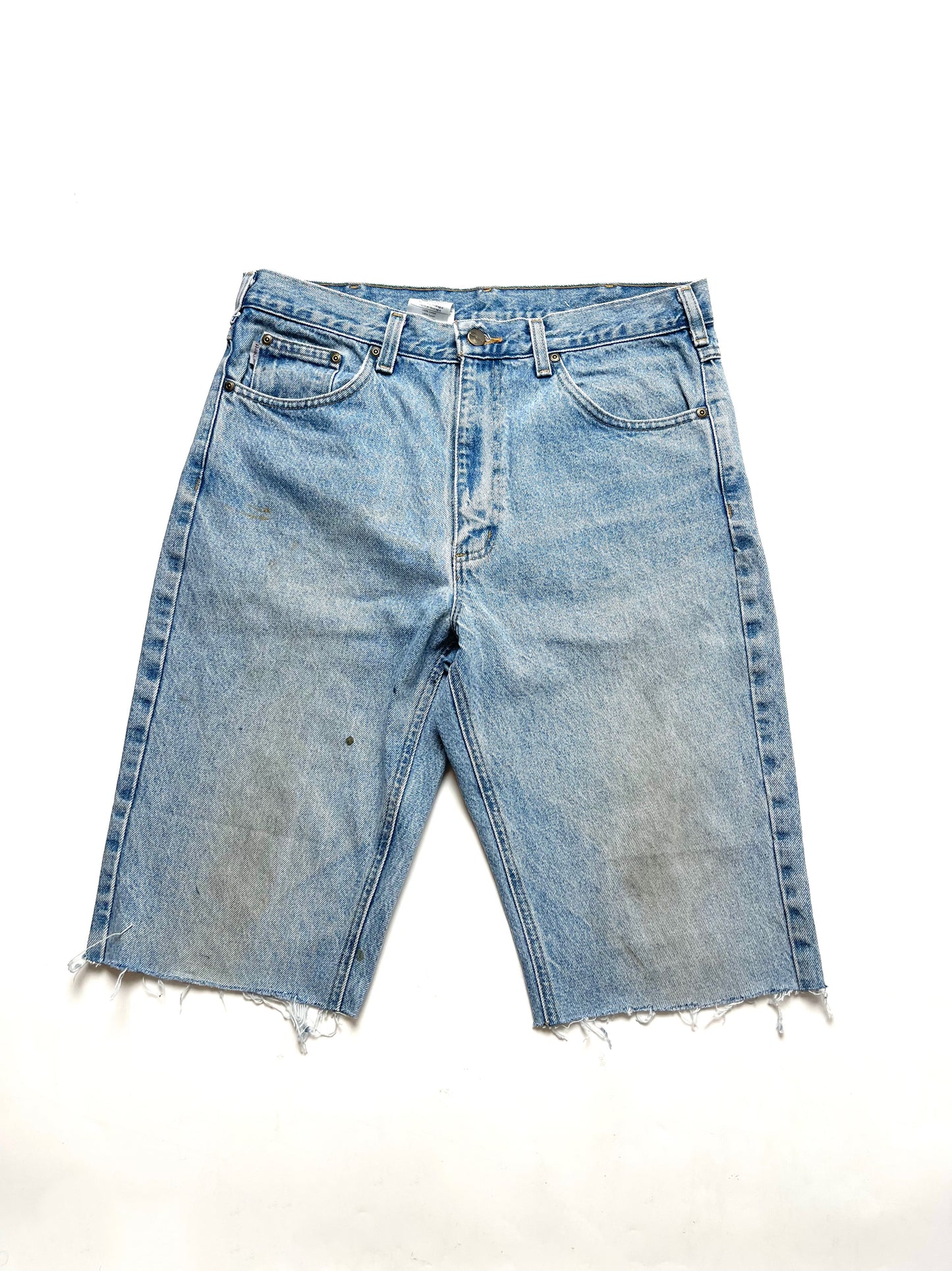 CARHARTT DISTRESSED CUSTOM BERMUDA PANTS