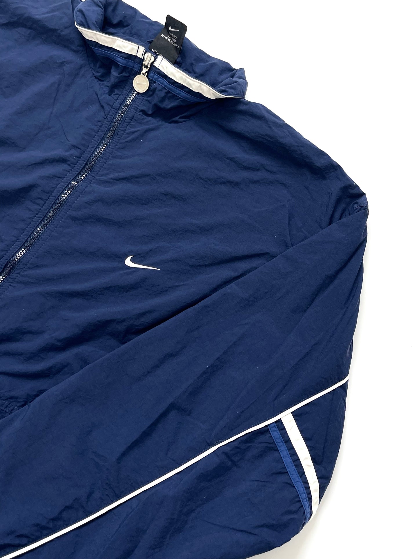 NIKE EARLY 2000s BLUE TRACKJACKET