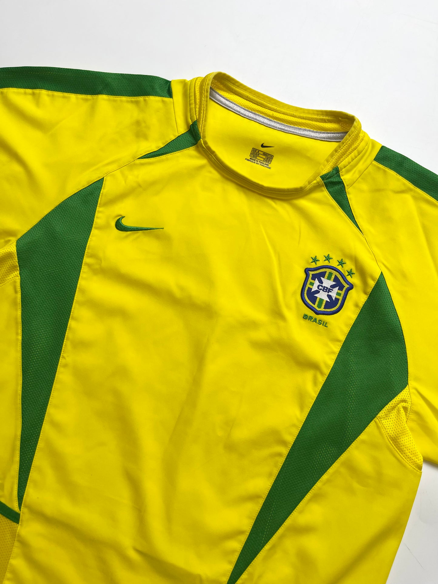 NIKE VINTAGE BRAZIL 2002-04 HOME FC JERSEY
