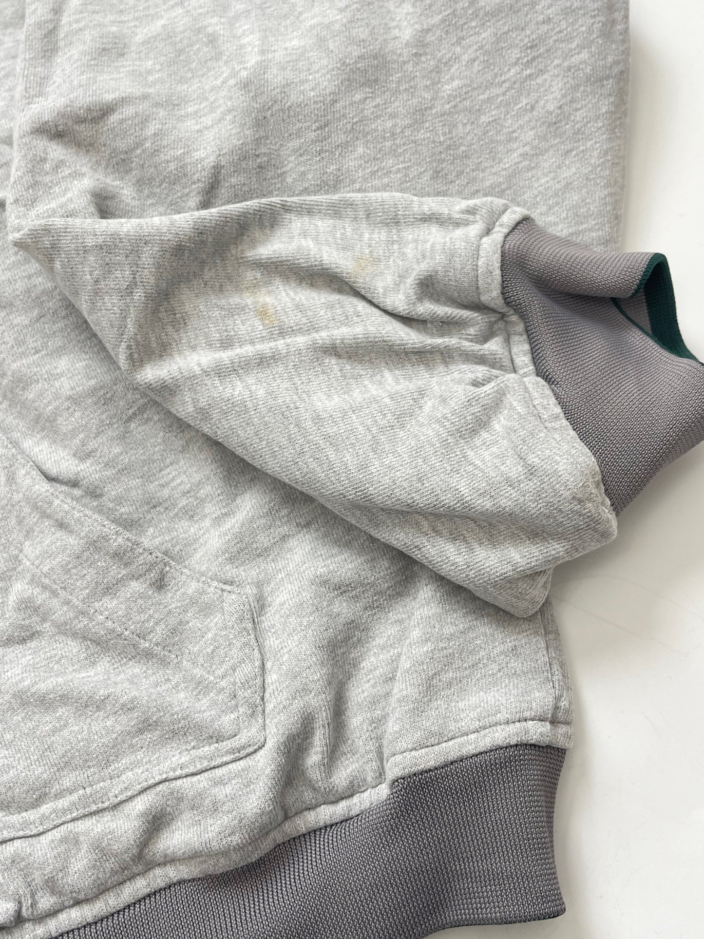 NIKE 1990s VINTAGE GREEN-GREY BIG LOGO REVERSIBLE JACKET