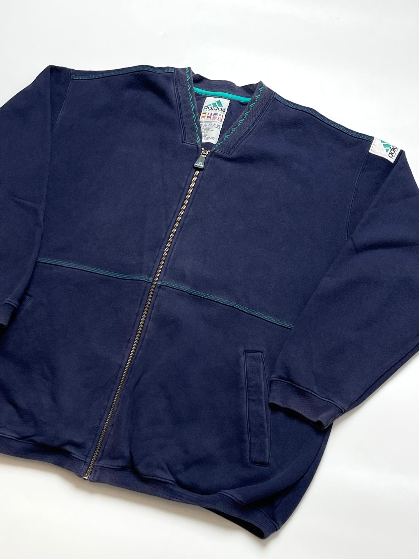 ADIDAS EQUIPMENT VINTAGE HALF ZIP SWEATSHIRT
