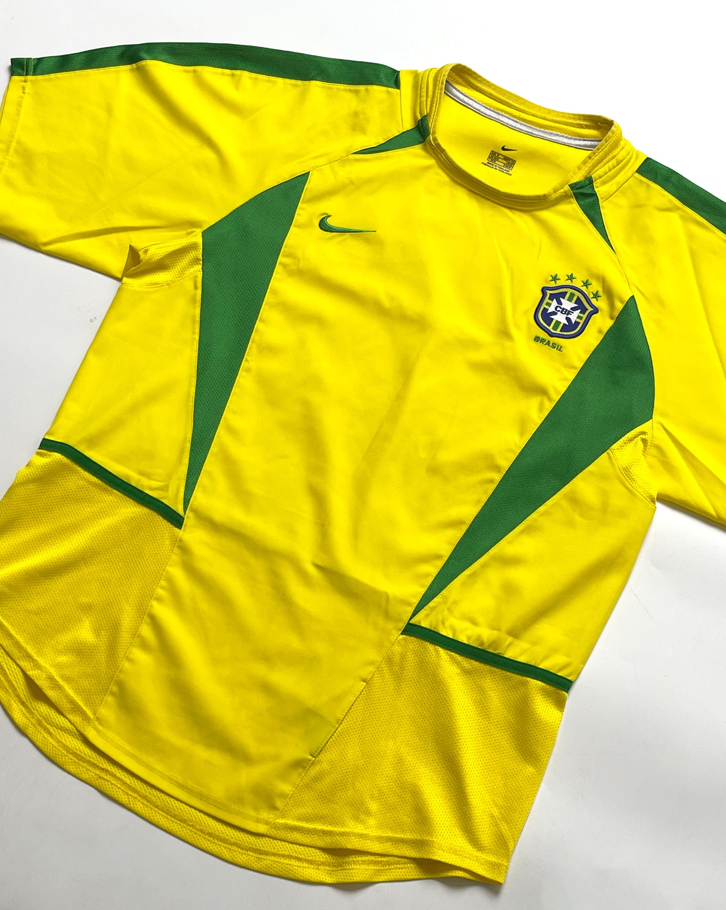 NIKE VINTAGE BRAZIL 2002-04 HOME FC JERSEY