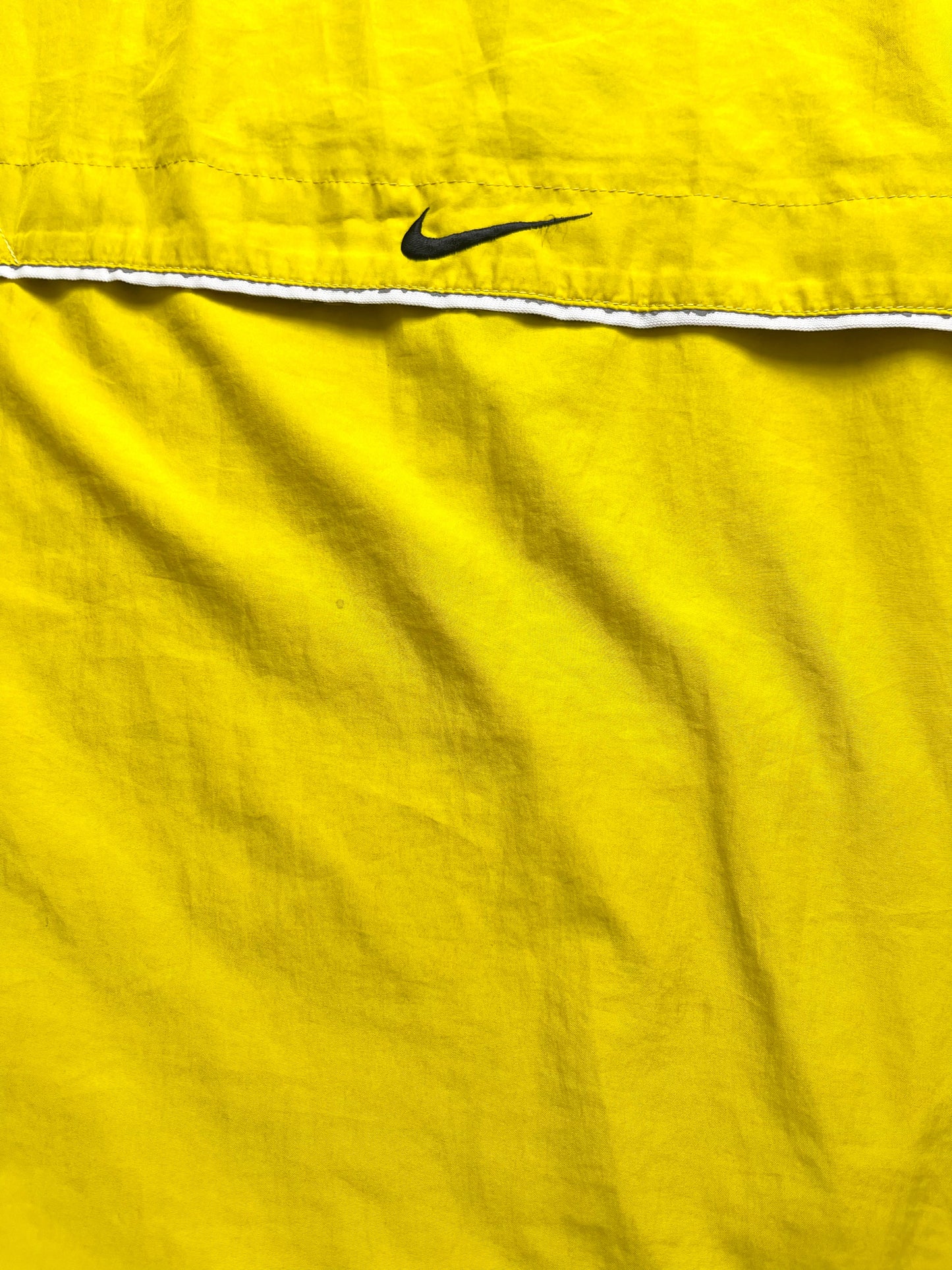 NIKE VINTAGE 1990s YELLOW QUARTER ZIP WINDBREAKER