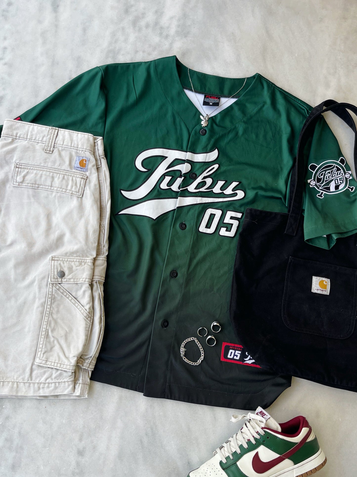 FUBU 05 RAP GREEN JERSEY