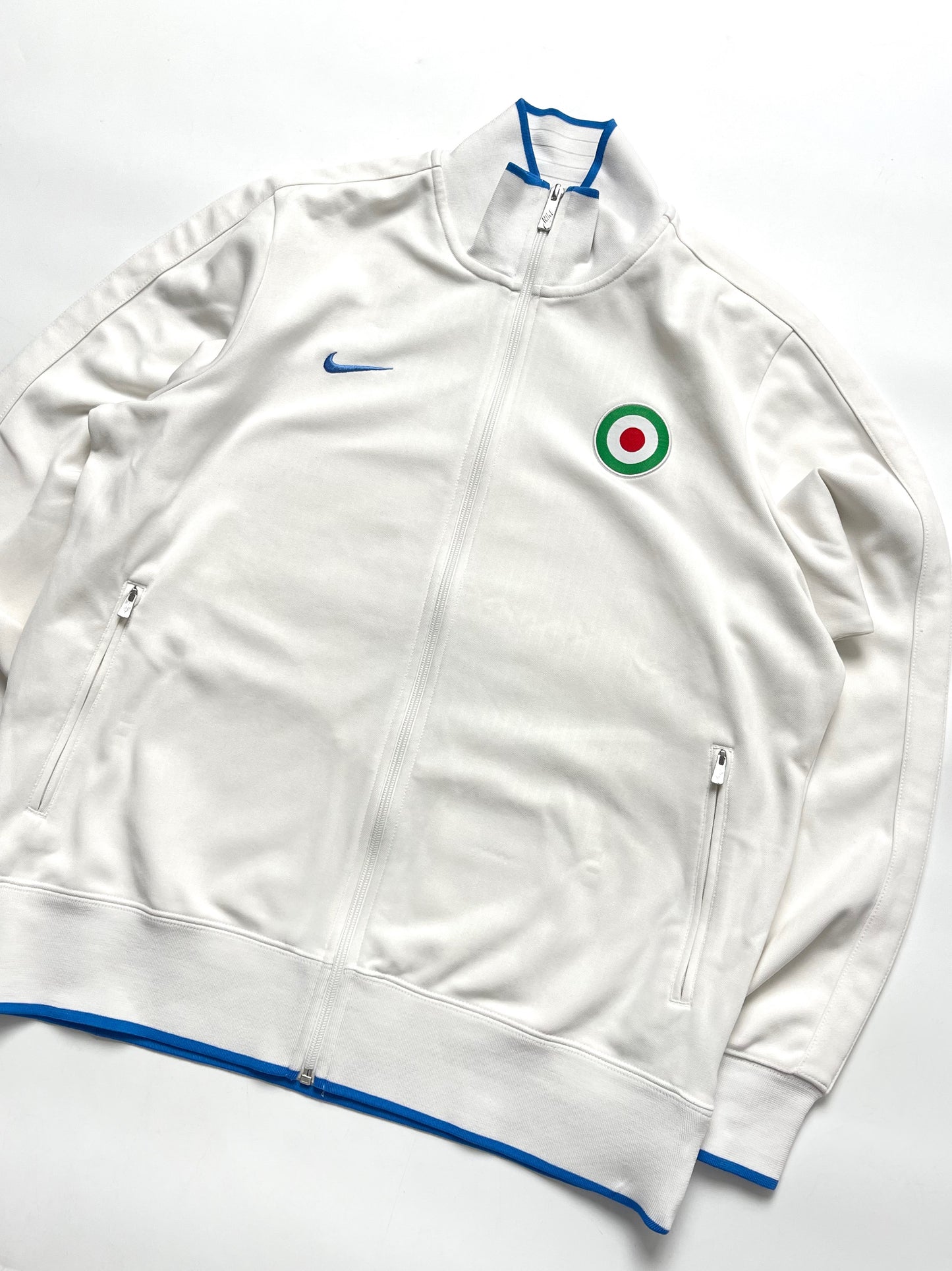 NIKE 2010s ITALY NATIONAL TEAM WHITE TRACKJACKET