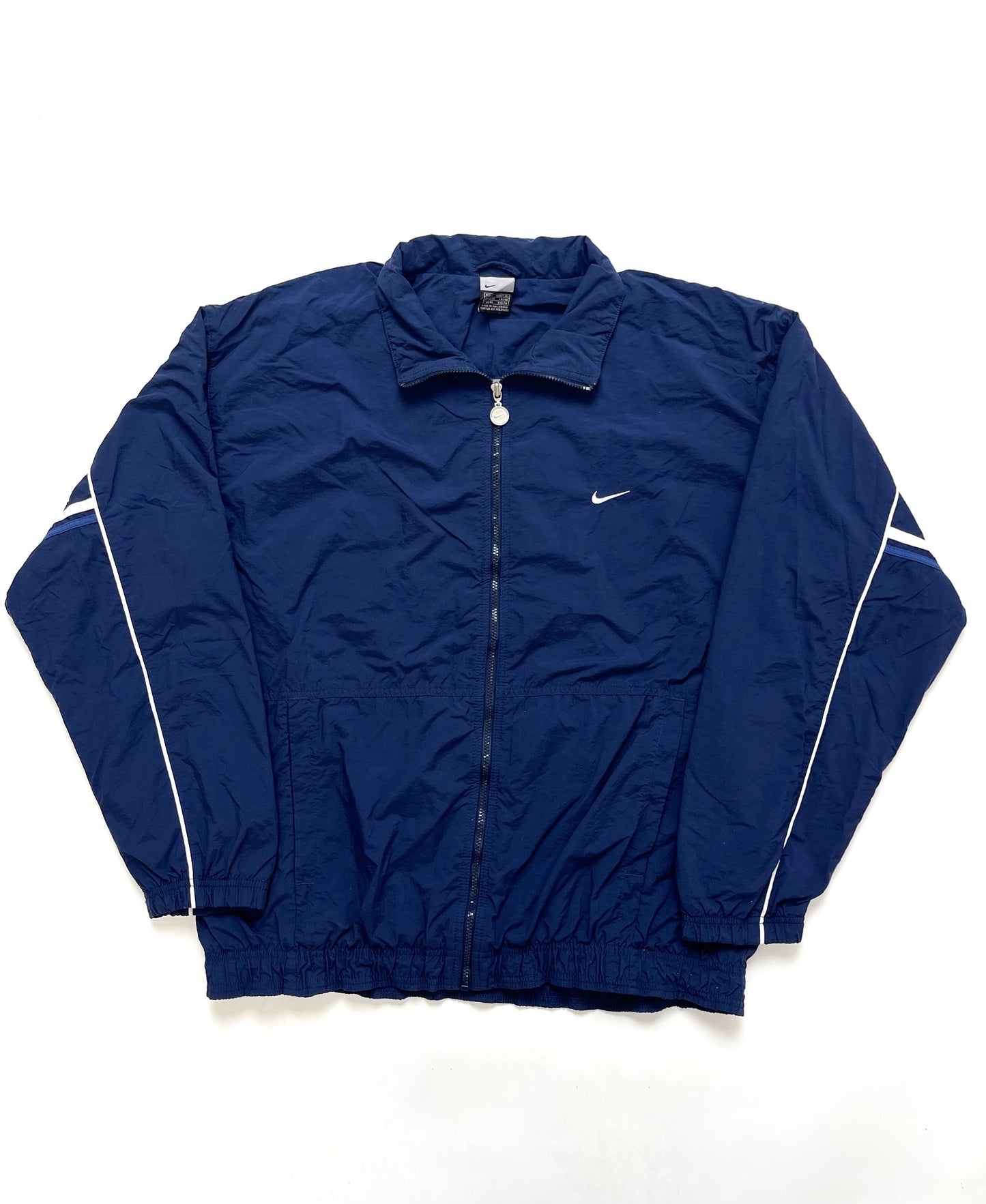 NIKE EARLY 2000s BLUE TRACKJACKET