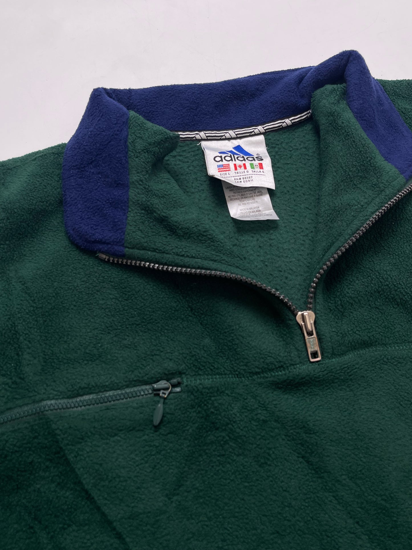 ADIDAS 1990s GREEN FLEECE