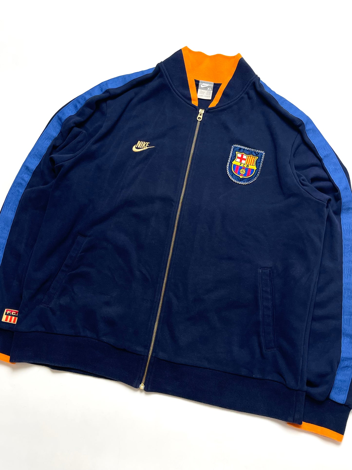 NIKE FC BARCELONA 2007-2008 TRAINING TRACK JACKET