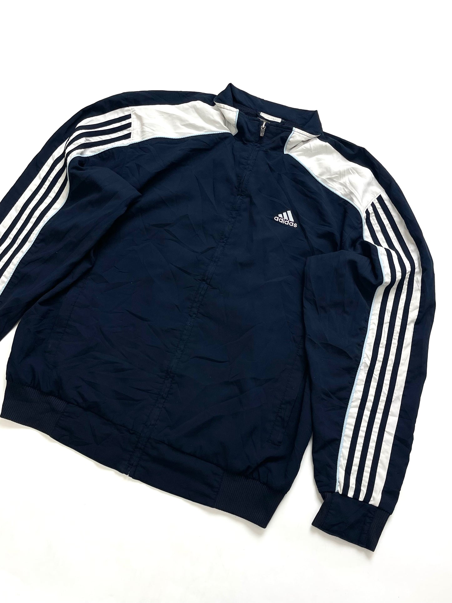 ADIDAS 2005 BLUE BLACK TRACK JACKET