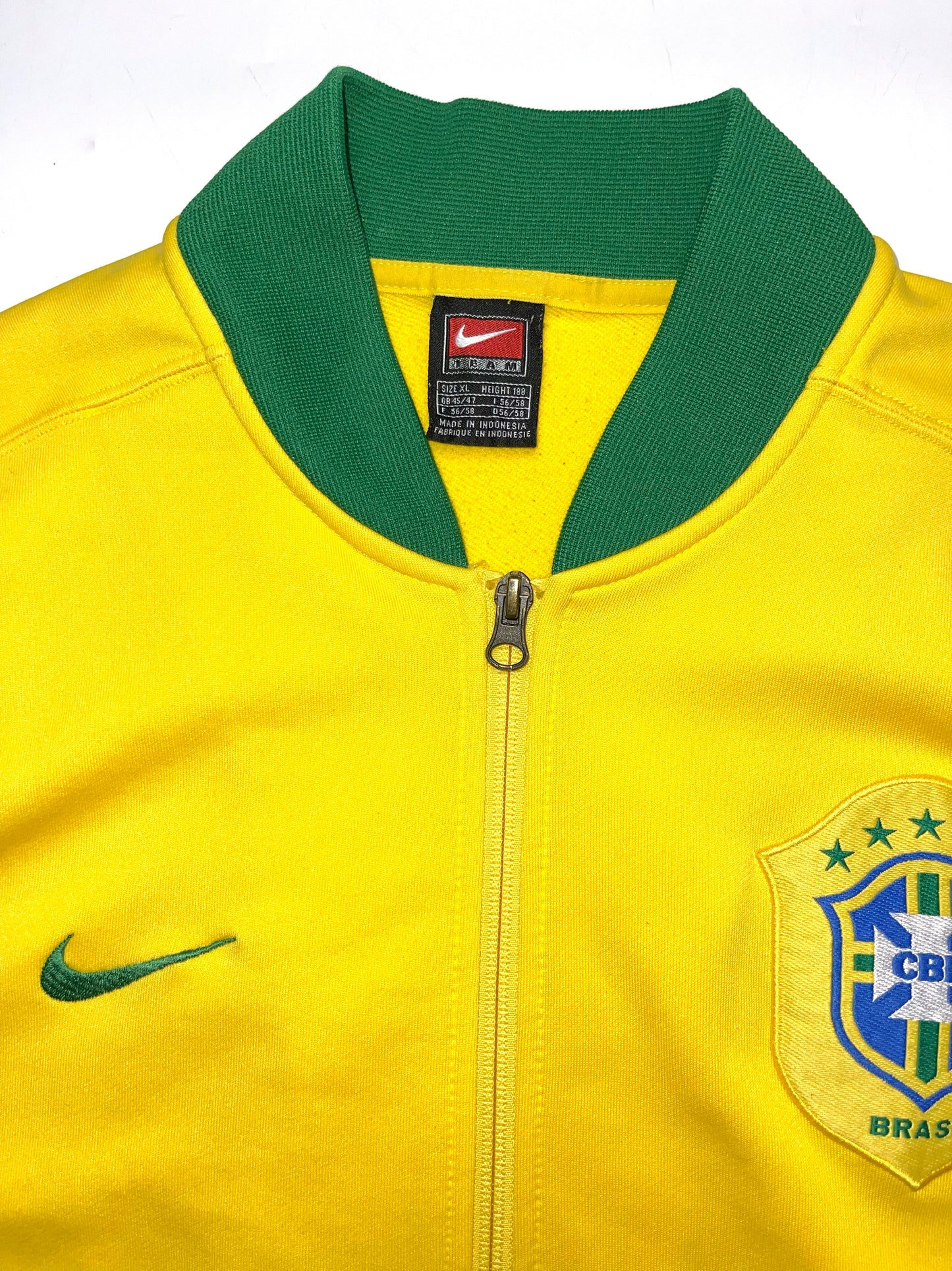 NIKE BRAZIL VINTAGE YELLOW TRACKJACKET