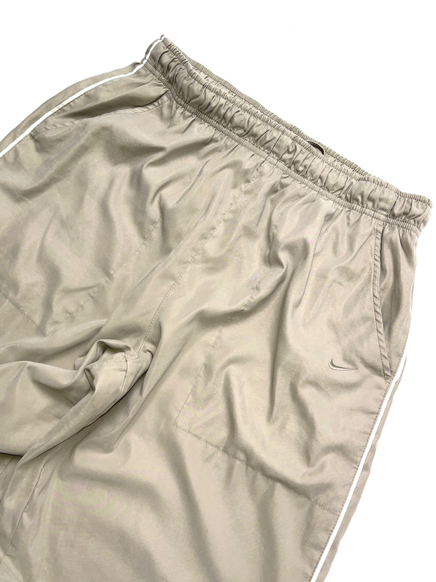 NIKE EARLY 2000s BEIGE TRACKPANTS
