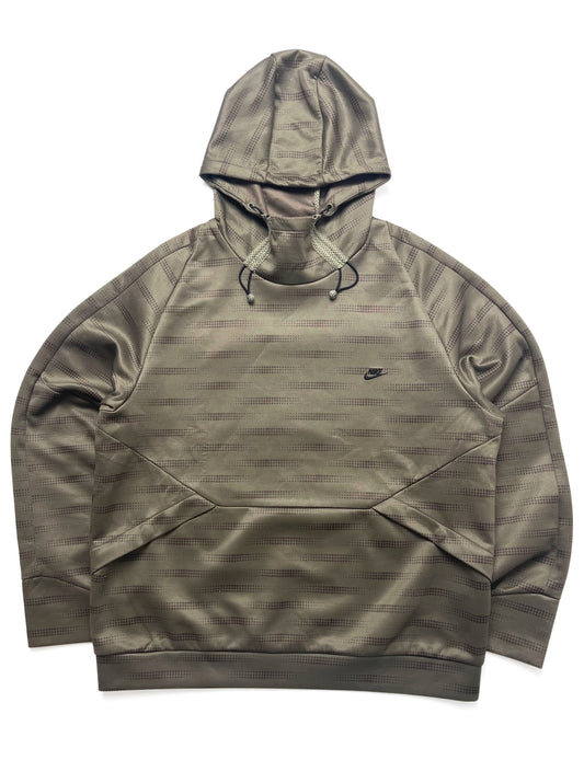NIKE LATE 2000s KHAKI TECH HOODIE