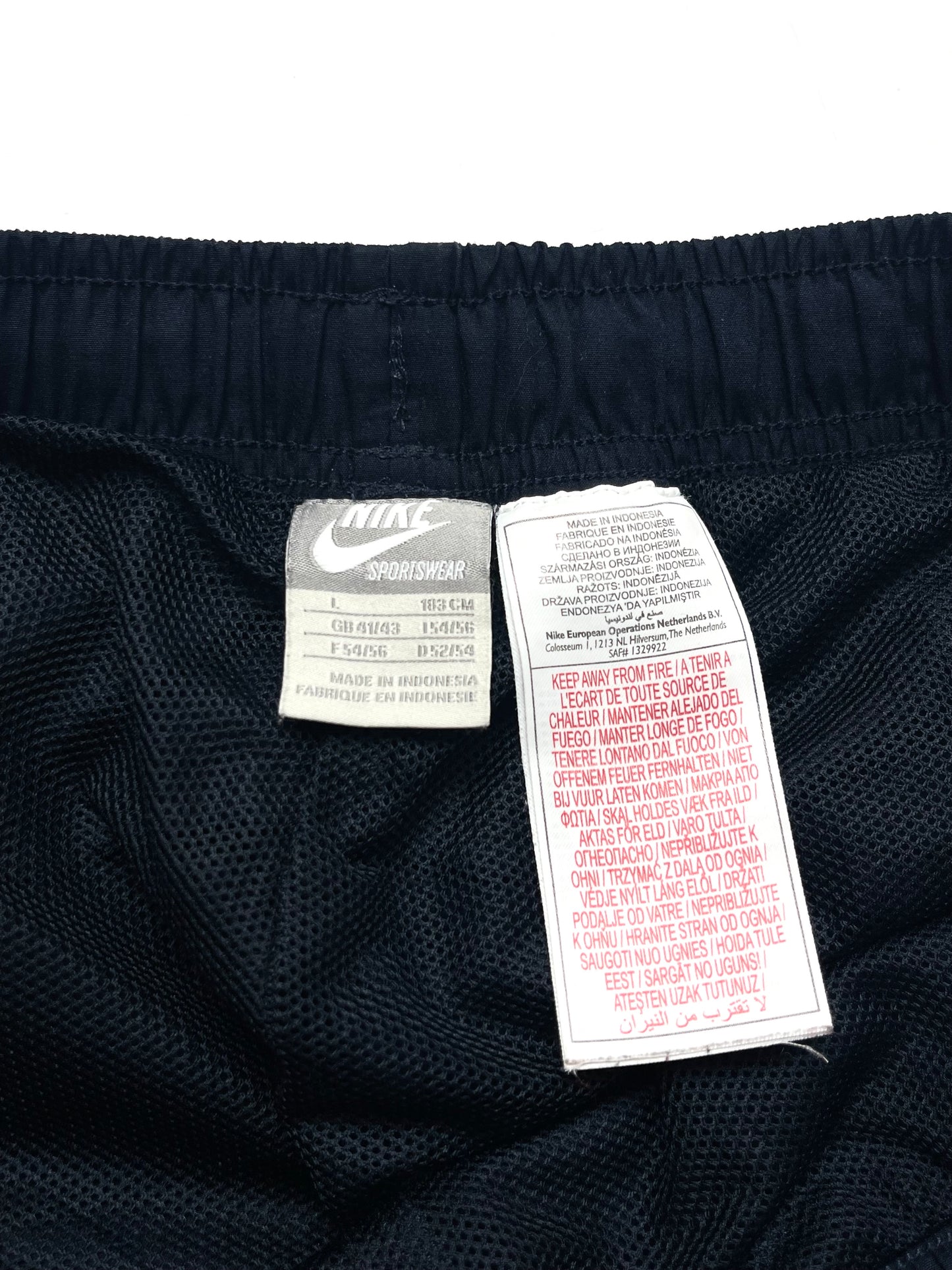 NIKE LATE 2000s NYLON TRACKPANTS