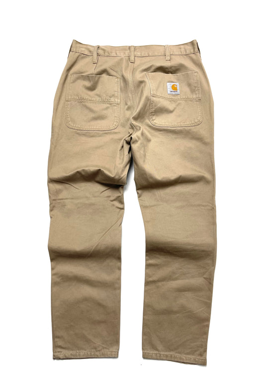 CARHARTT WIP BEIGE ABBOTT PANTS
