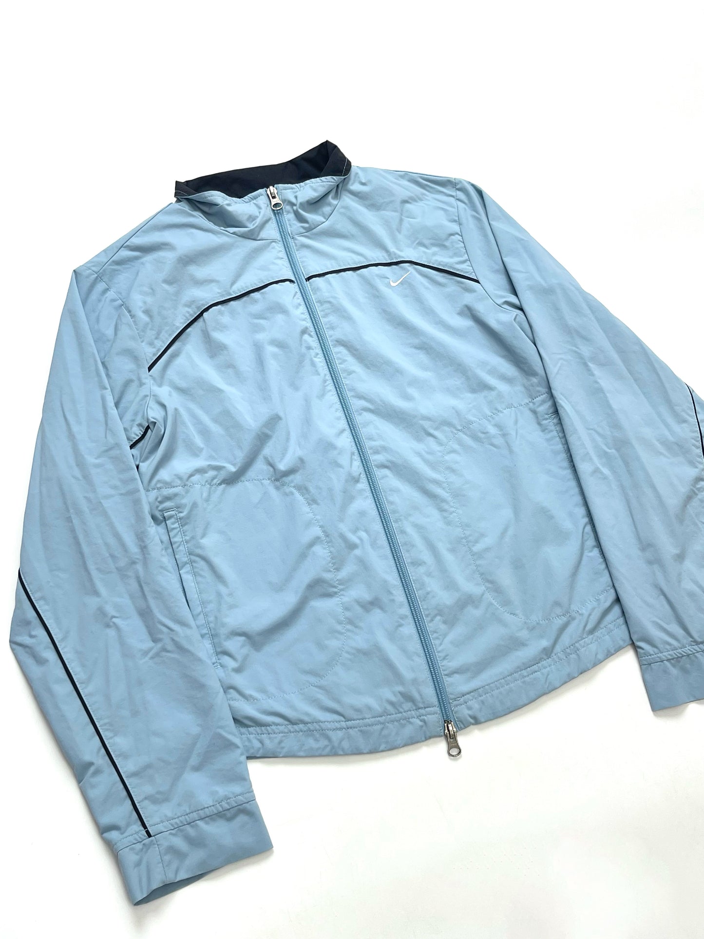 NIKE EARLY 2000s LIGHT BLUE TRACKJACKET
