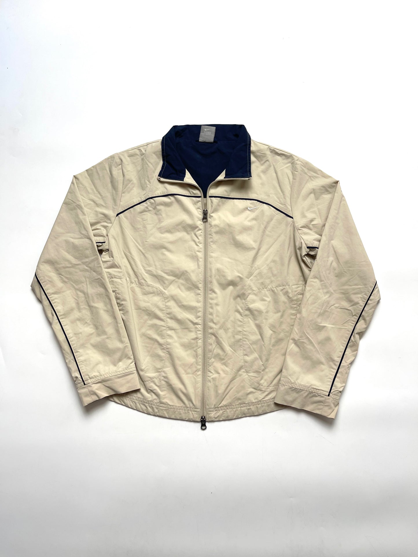 NIKE EARLY 2000s BEIGE-BLUE TRACKSUIT