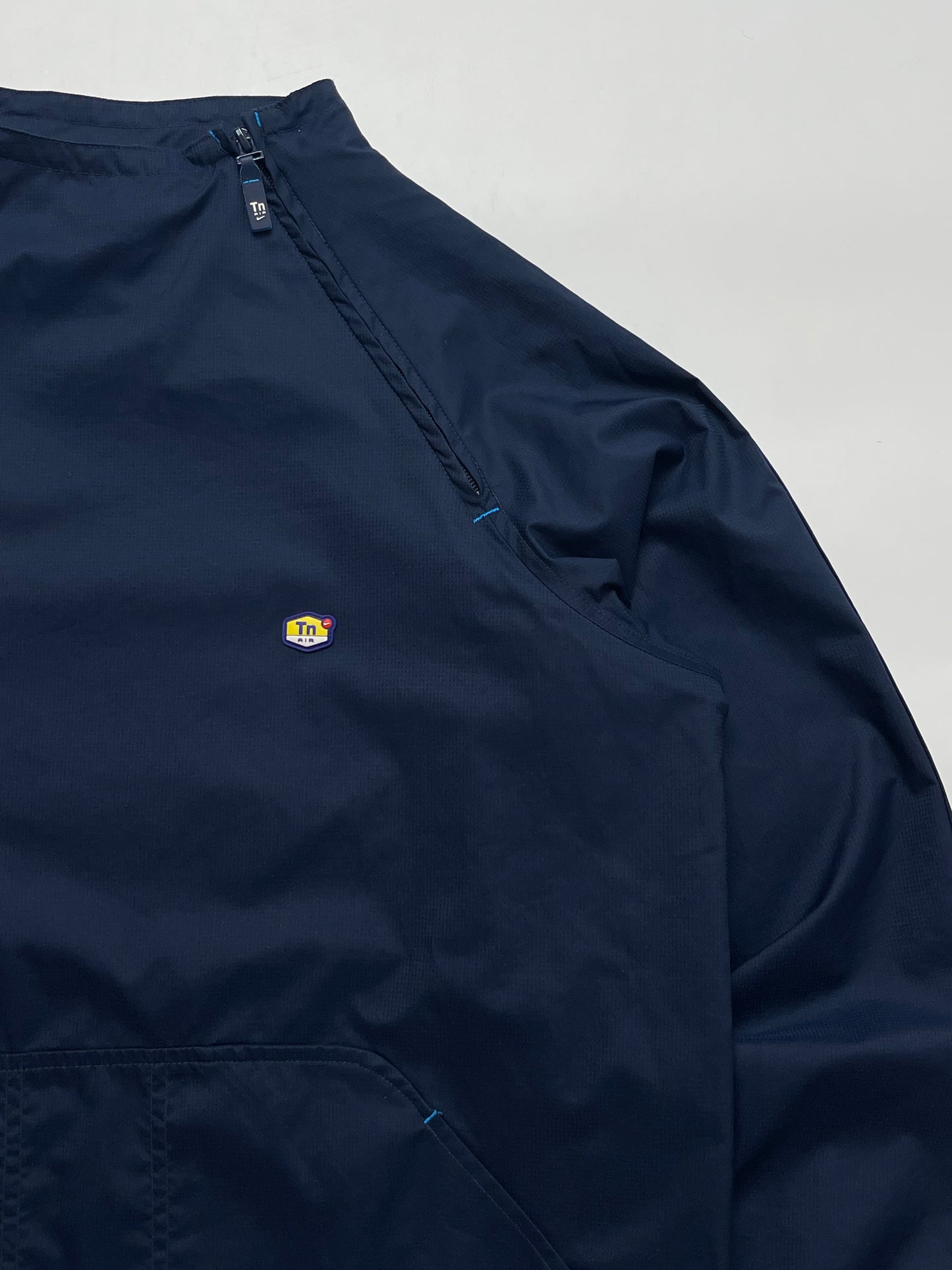 NIKE TN EARLY 2000s RARE NAVY BLUE ANORAK TRACKJACKET