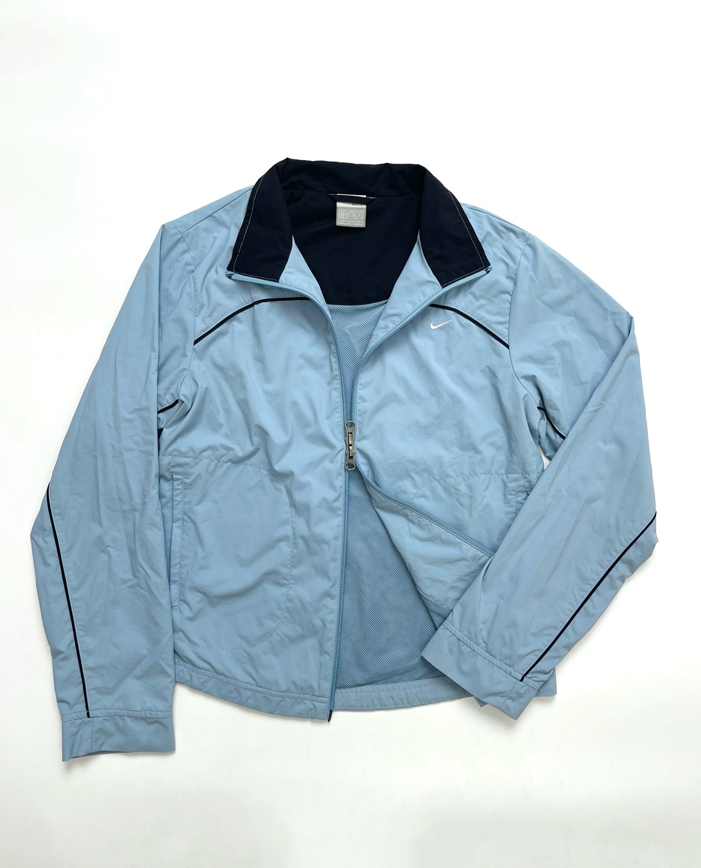 NIKE EARLY 2000s LIGHT BLUE TRACKJACKET