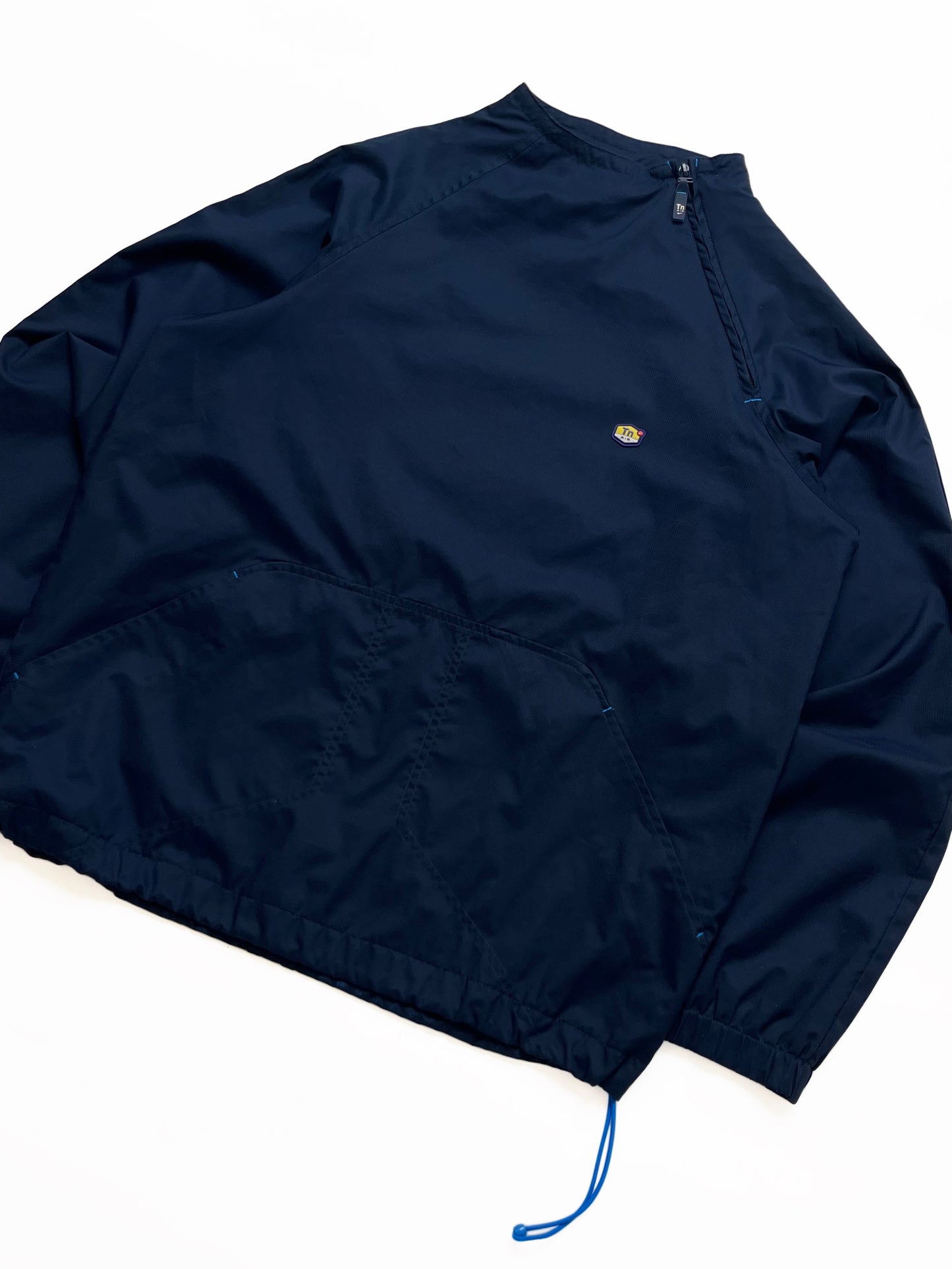 NIKE TN EARLY 2000s RARE NAVY BLUE ANORAK TRACKJACKET