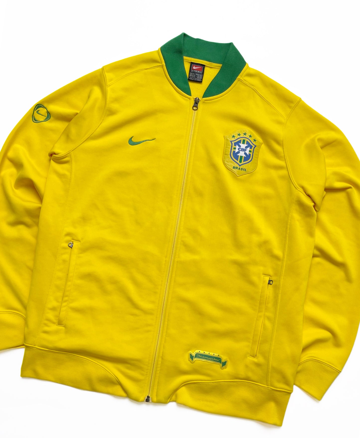 NIKE BRAZIL VINTAGE YELLOW TRACKJACKET