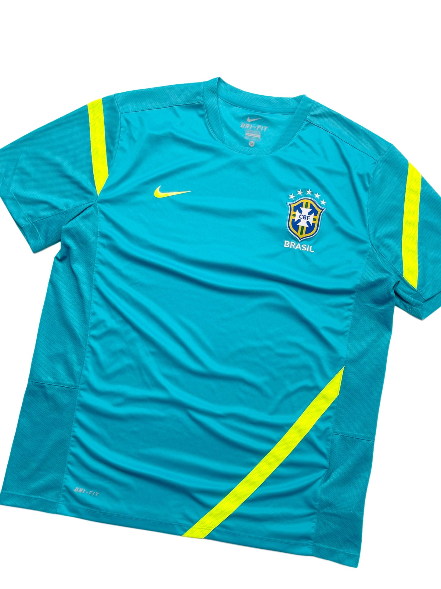 NIKE BRAZIL 2012-13 FOOTBALL TRAINING JERSEY
