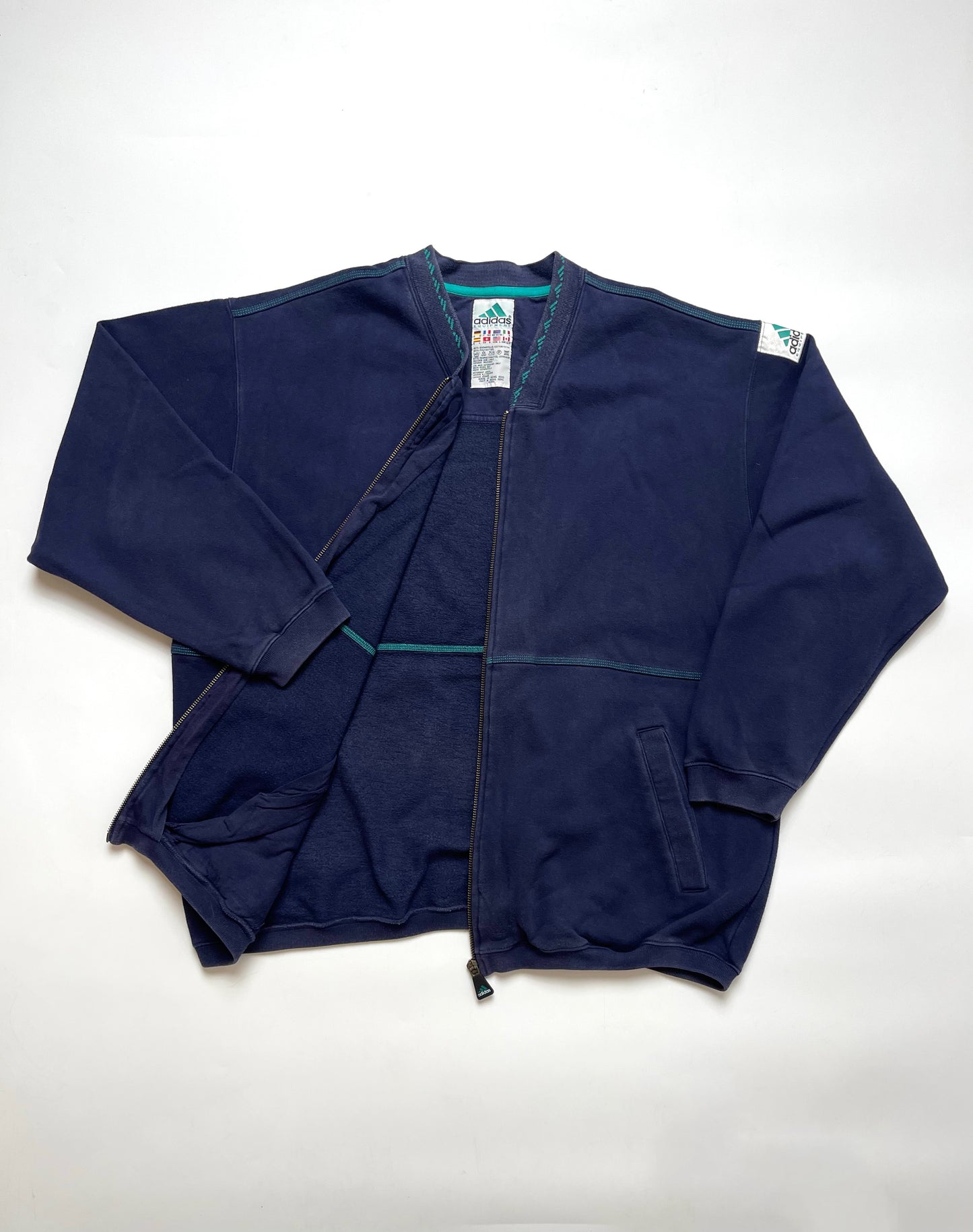 ADIDAS EQUIPMENT VINTAGE HALF ZIP SWEATSHIRT