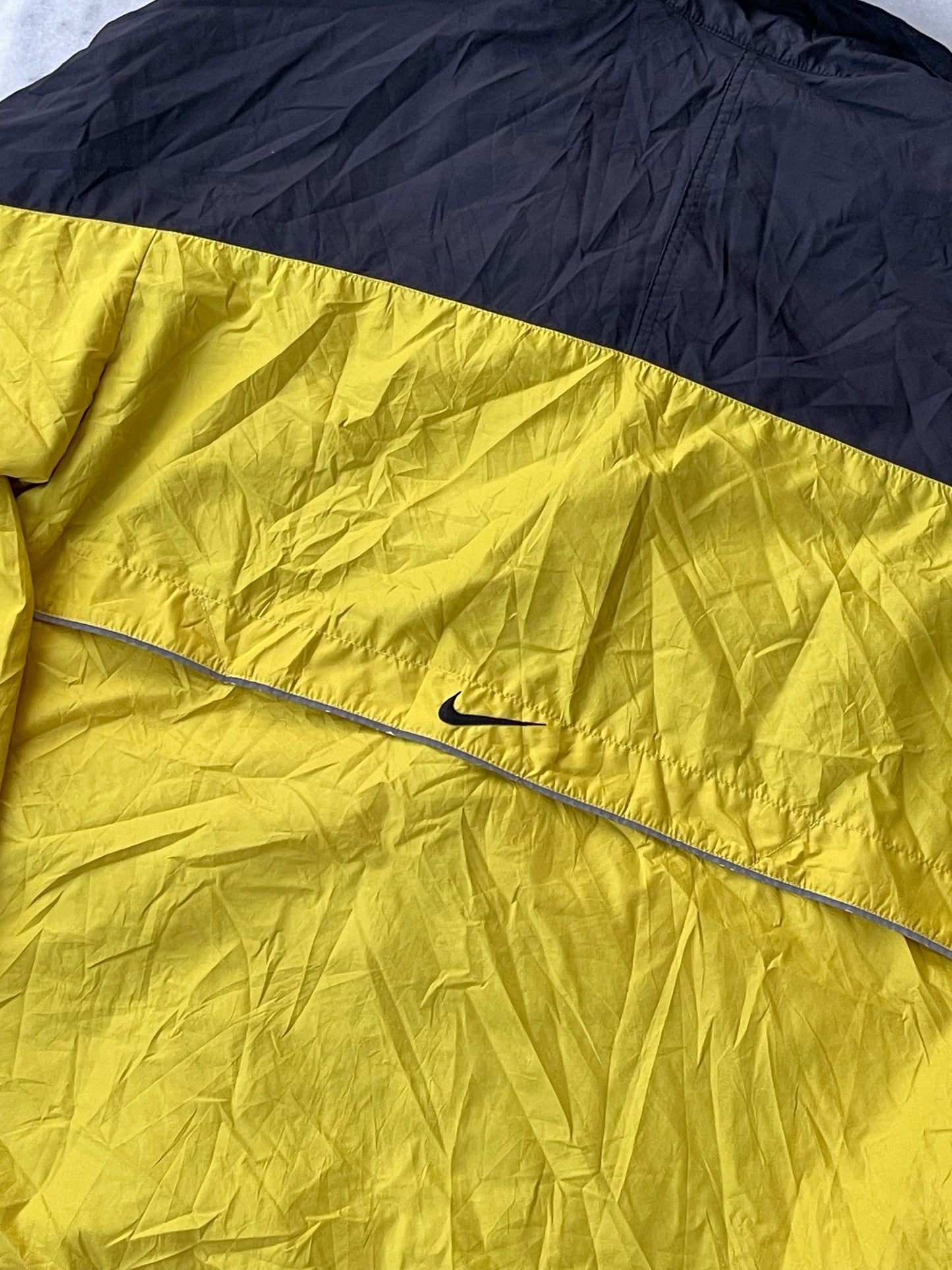 NIKE 1990s YELLOW BLACK WINDBREAKER JACKET