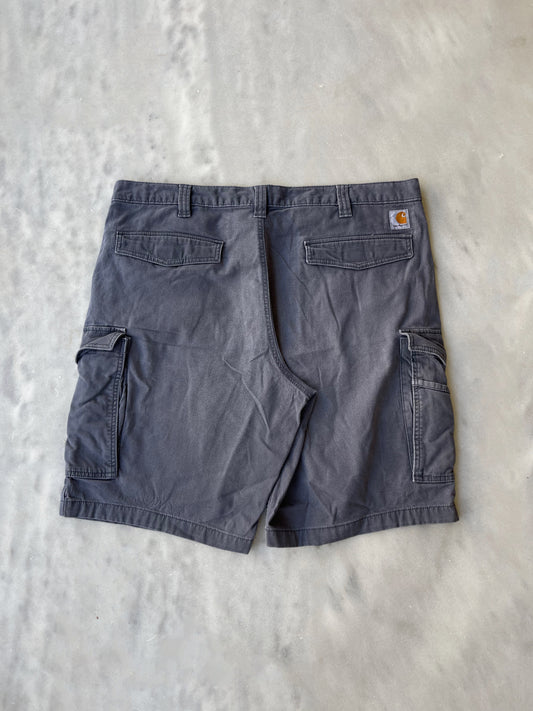 CARHARTT GREY CARGO BERMUDA PANTS