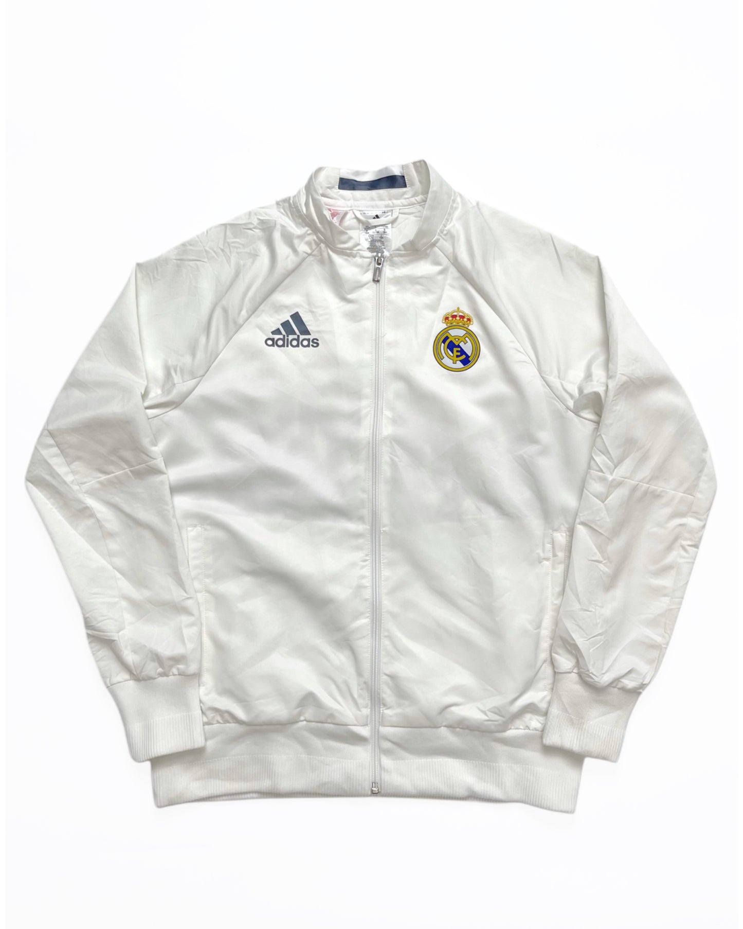 ADIDAS REAL MADRID 2016/17 ANTHEM WHITE TRACKJACKET