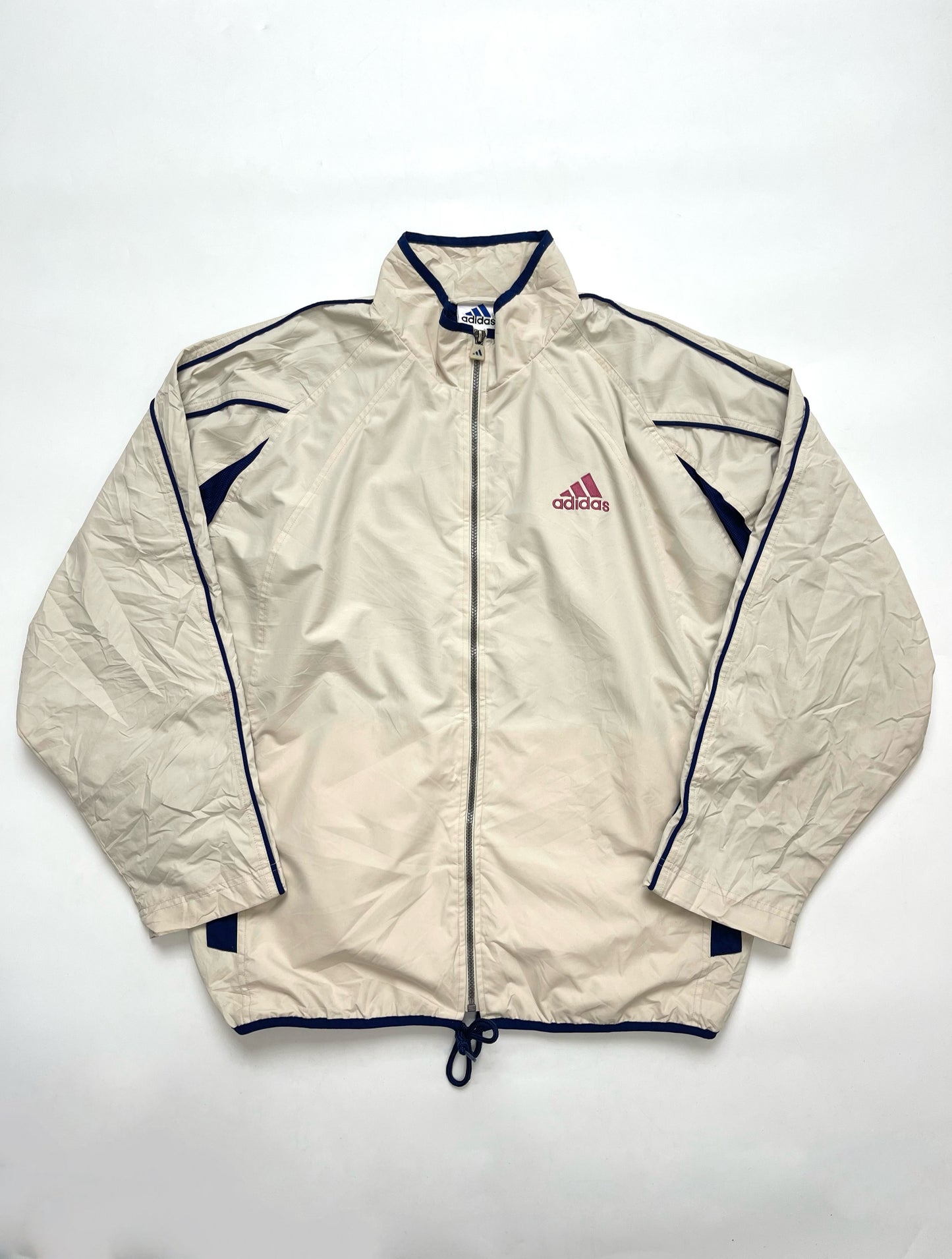 ADIDAS 1990s BEIGE TRACKJACKET