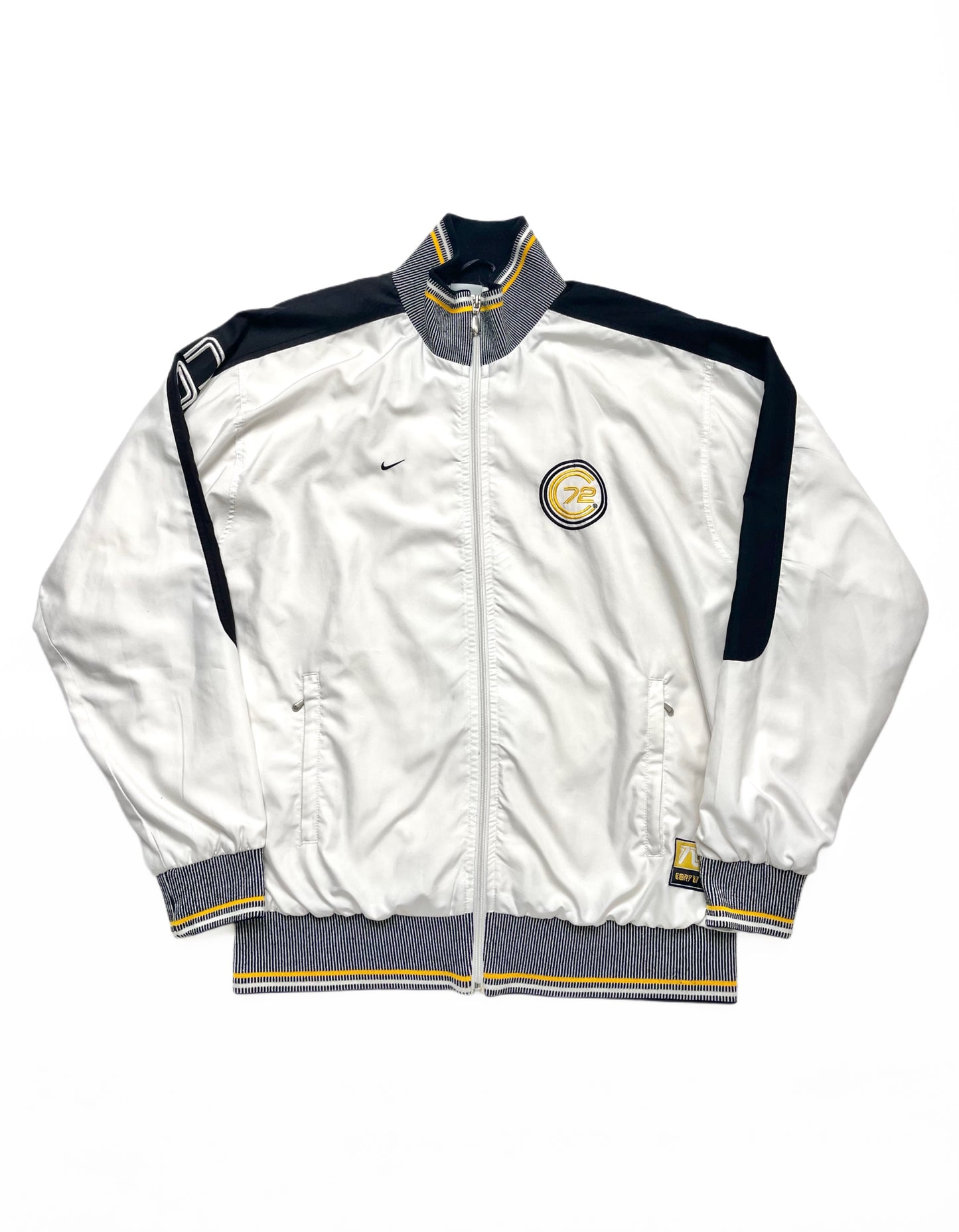 NIKE EARLY 00s CORTEZ 72 WHITE TRACKJACKET