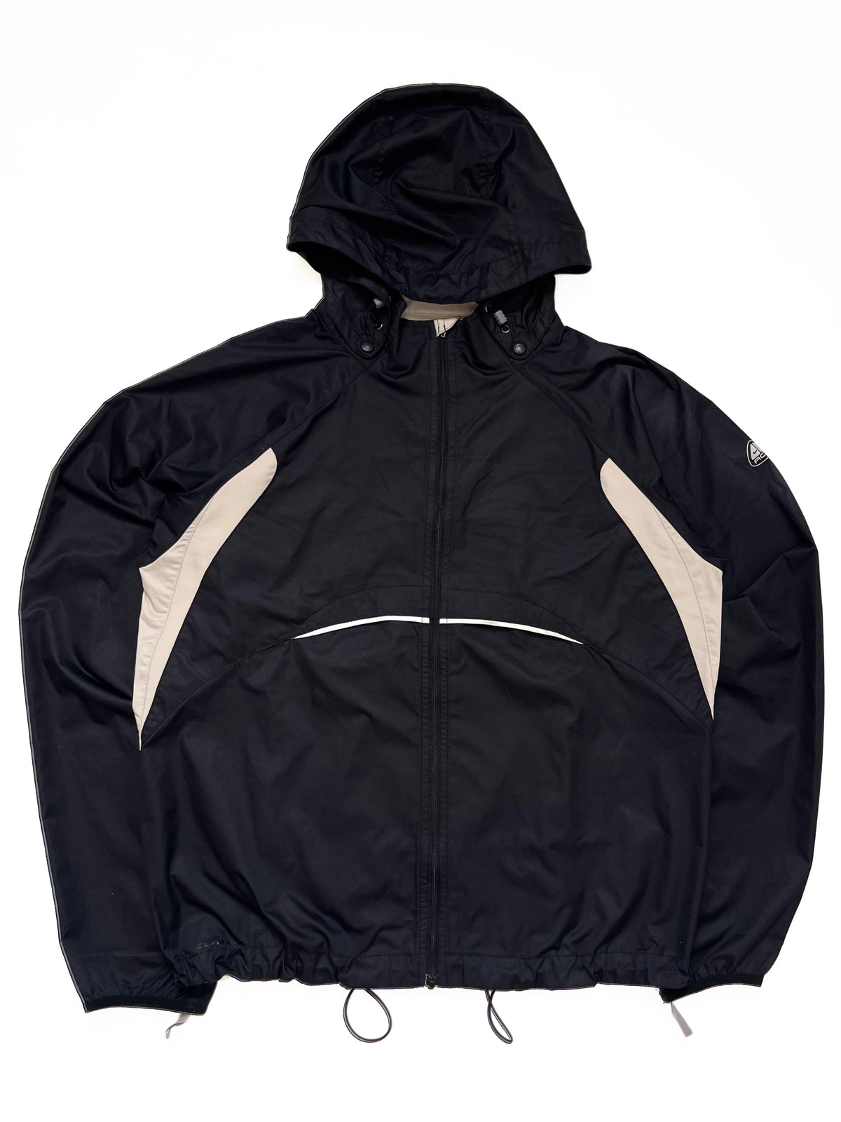 NIKE ACG EARLY 2000s NYLON BLACK TRACKJACKET
