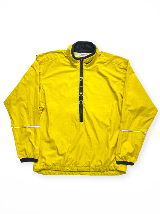 NIKE VINTAGE 1990s YELLOW QUARTER ZIP WINDBREAKER