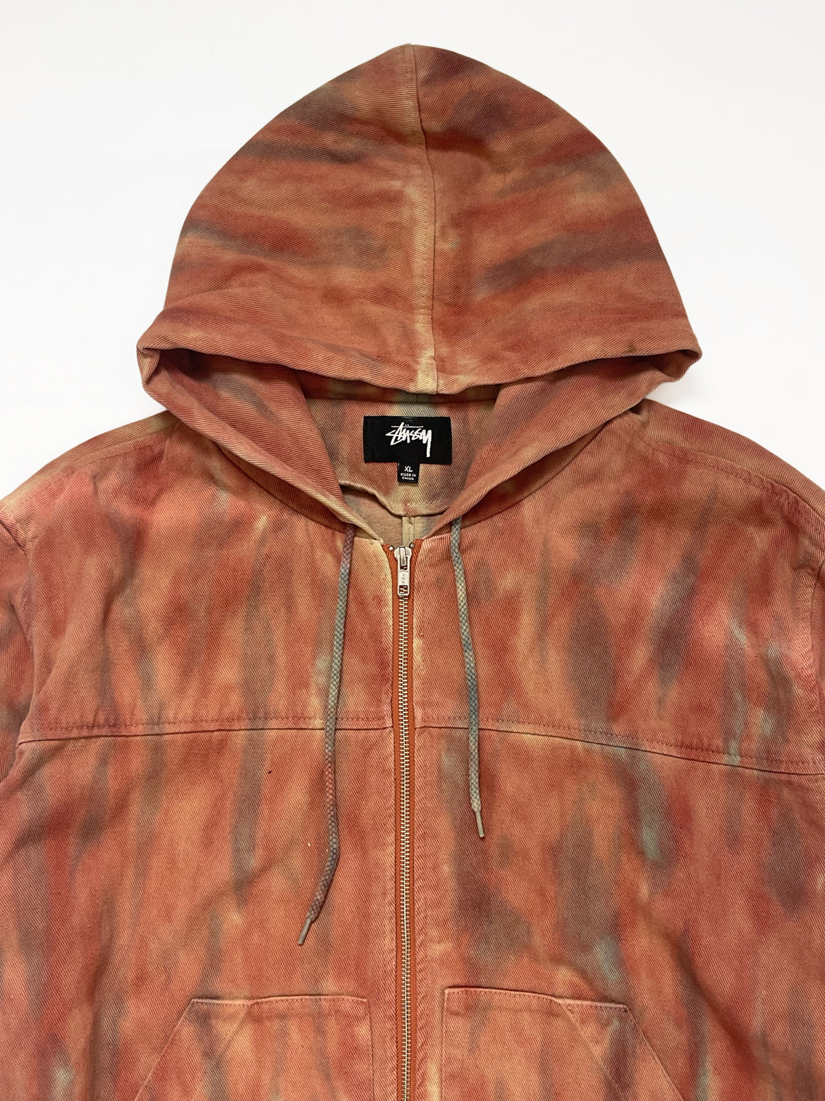 STUSSY DYED WORK JACKET - RUST