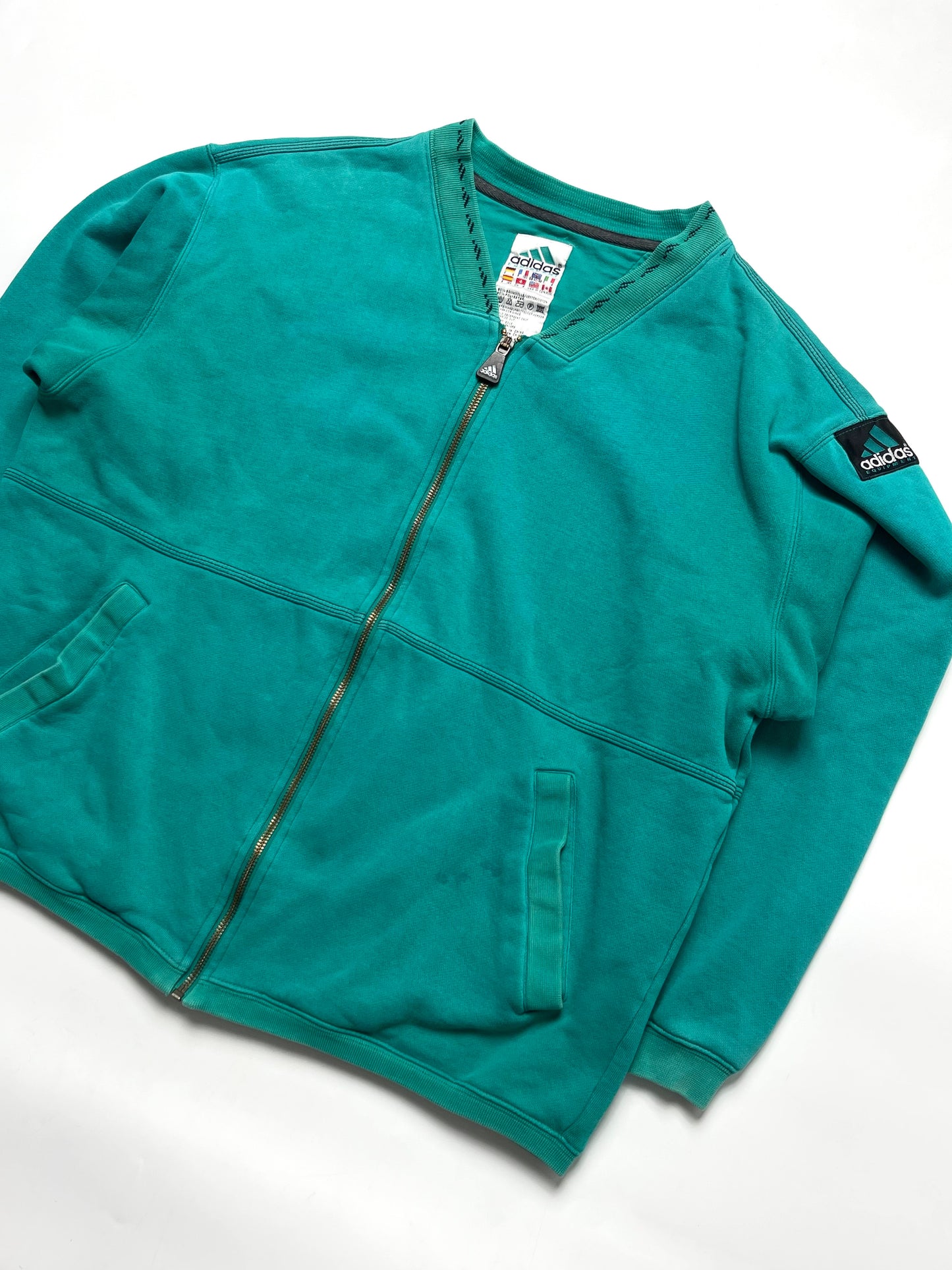 ADIDAS EQUIPMENT VINTAGE FULL ZIP SWEATSHIRT