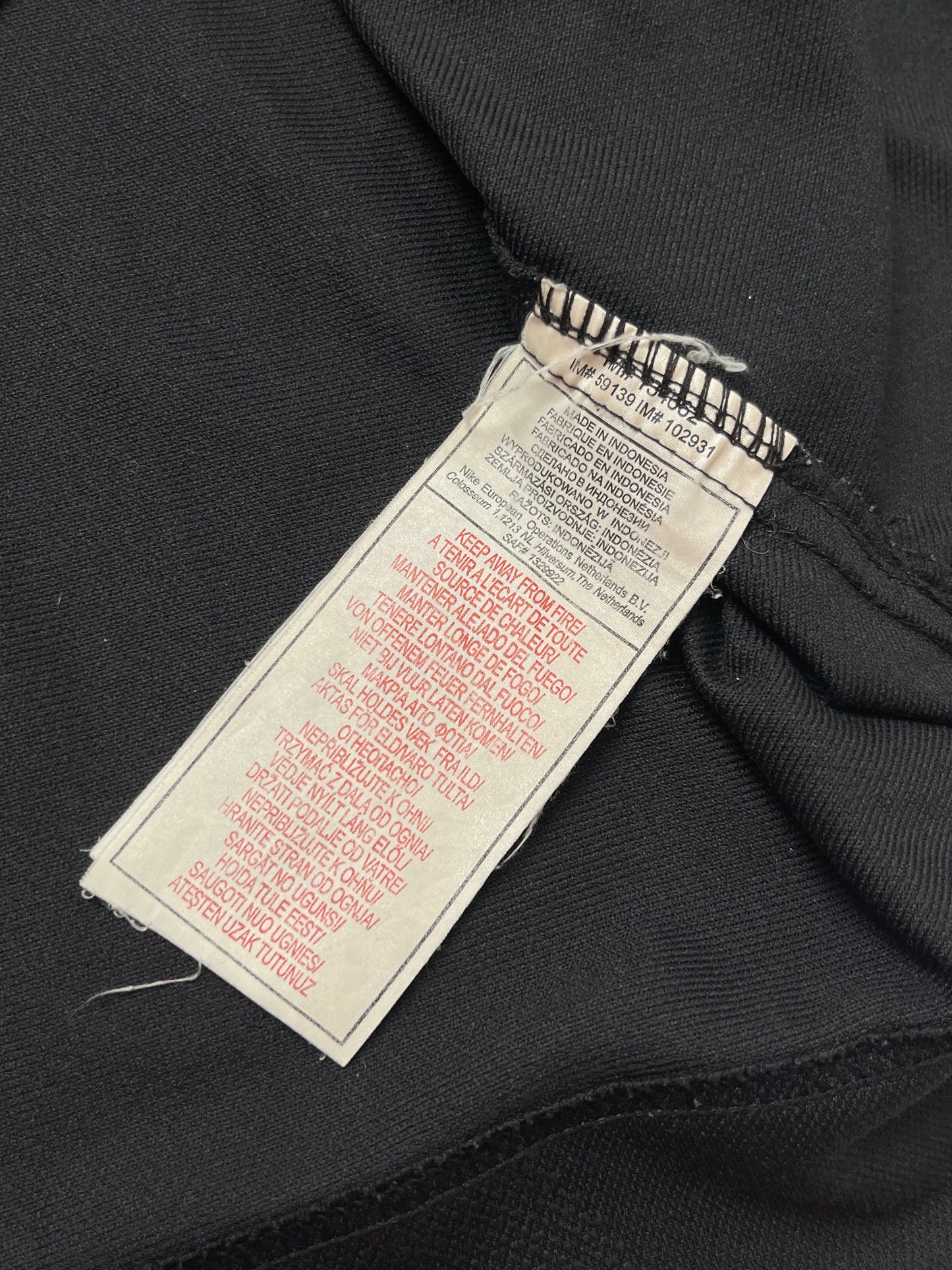 NIKE SHOX 2006 BLACK POLO T-SHIRT