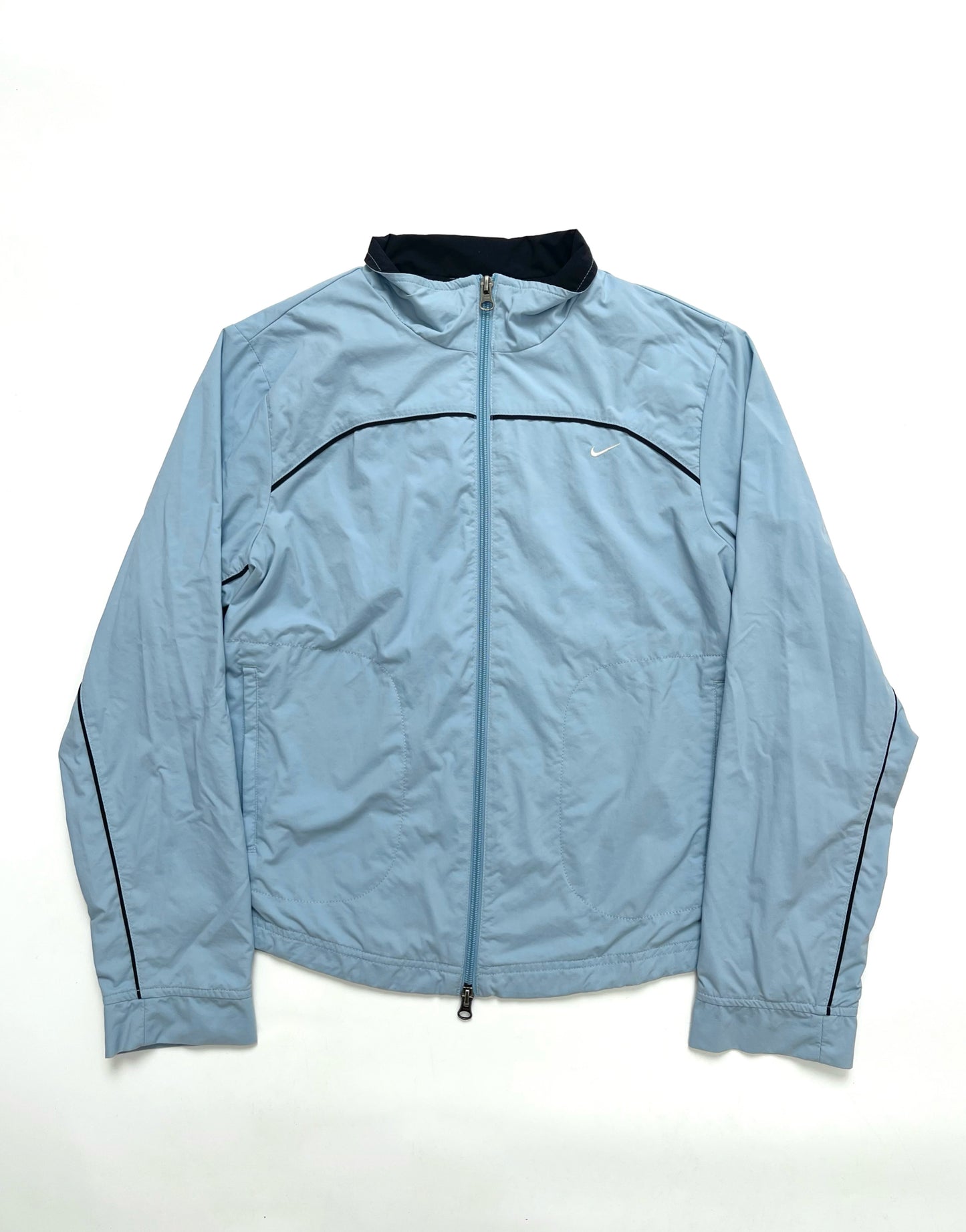 NIKE EARLY 2000s LIGHT BLUE TRACKJACKET