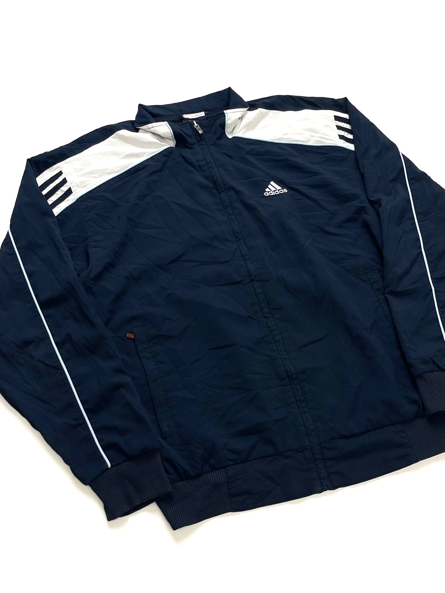 ADIDAS 2005 BLUE BLACK TRACK JACKET