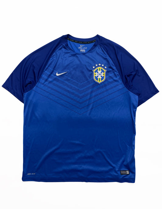 NIKE BRAZIL 2014-16 TRAINING JERSEY SHIRT