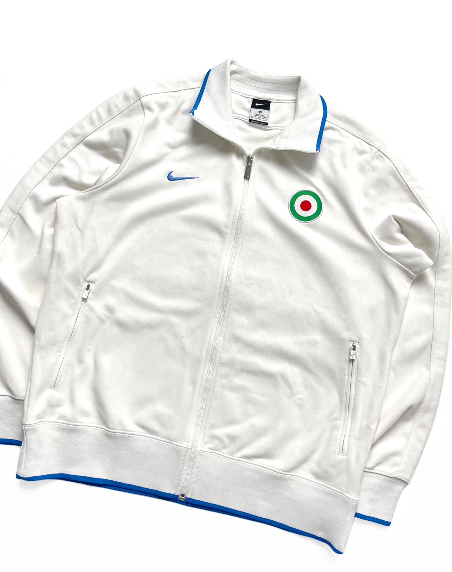NIKE 2010s ITALY NATIONAL TEAM WHITE TRACKJACKET