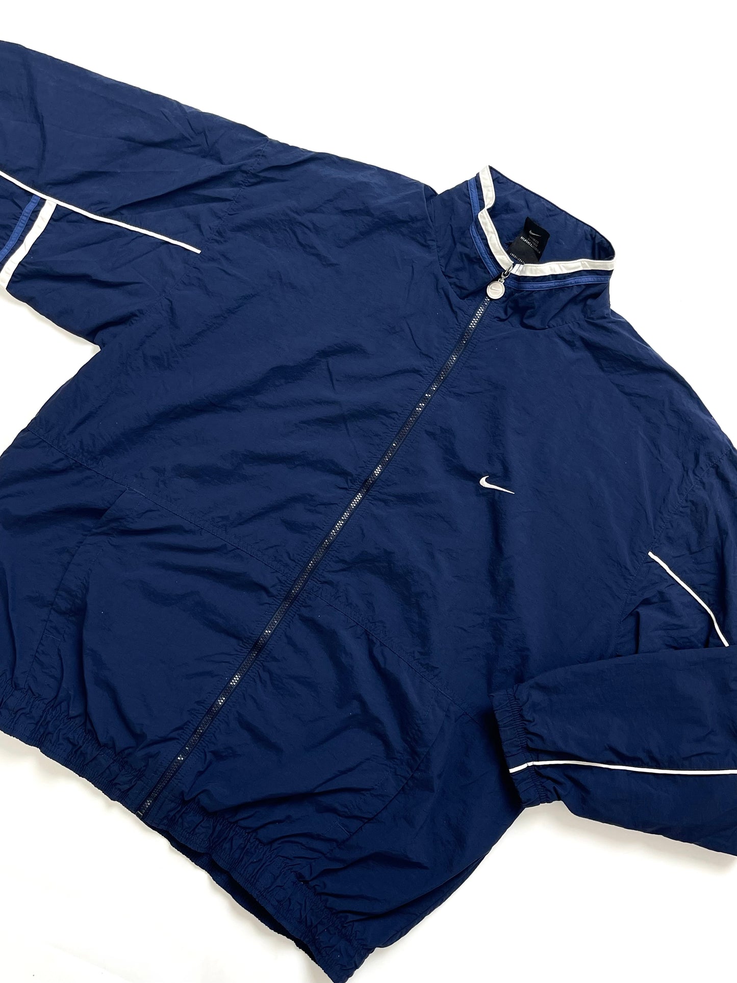 NIKE EARLY 2000s BLUE TRACKJACKET