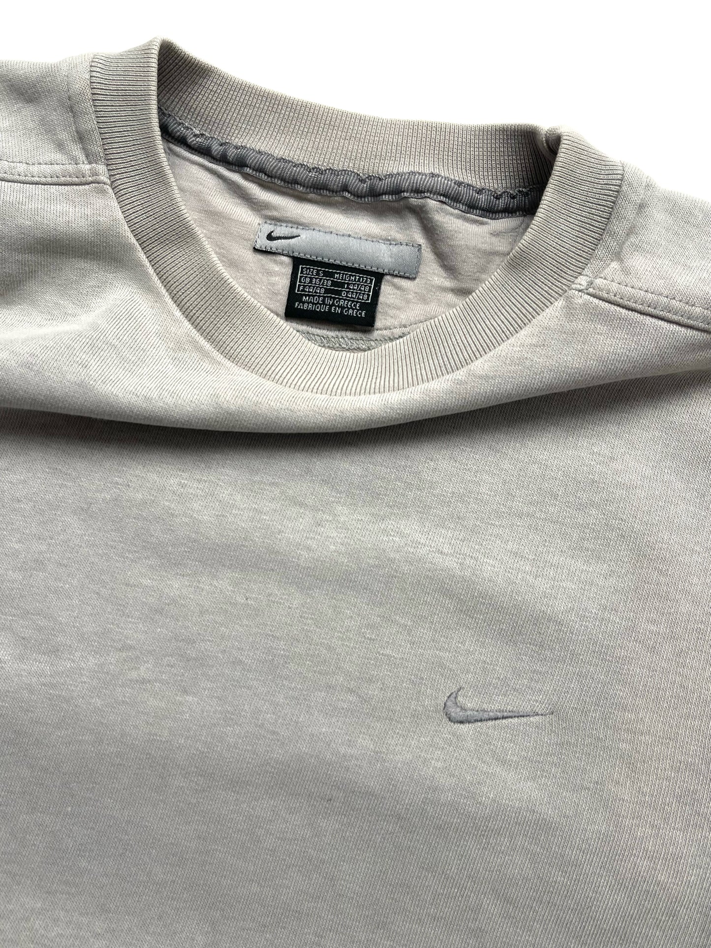 NIKE EARLY 2000s GREY CREWNECK SWEATSHIRT