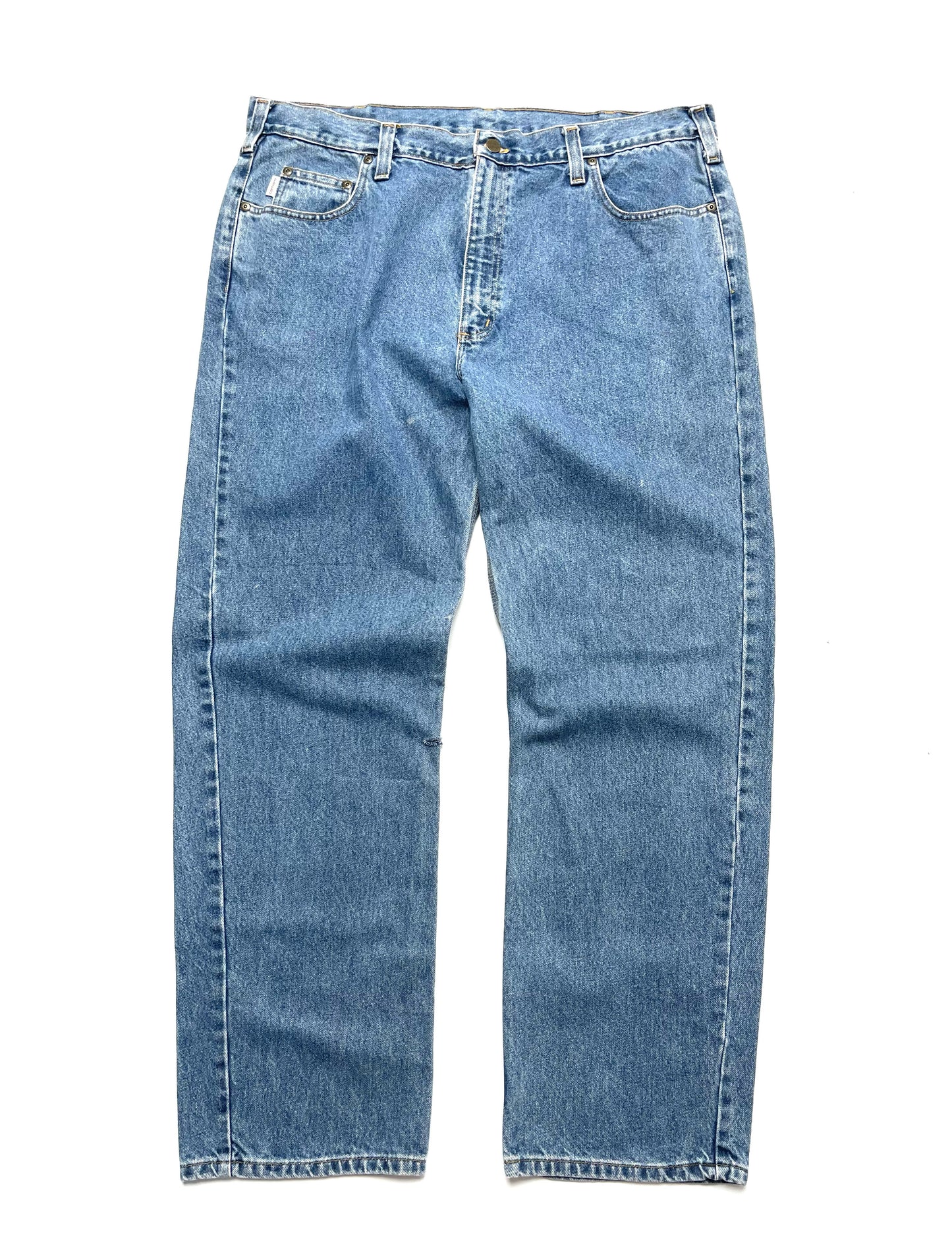 CARHARTT DENIM THRASHED PANTS