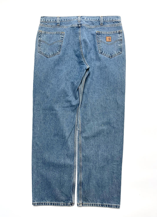 CARHARTT DENIM THRASHED PANTS