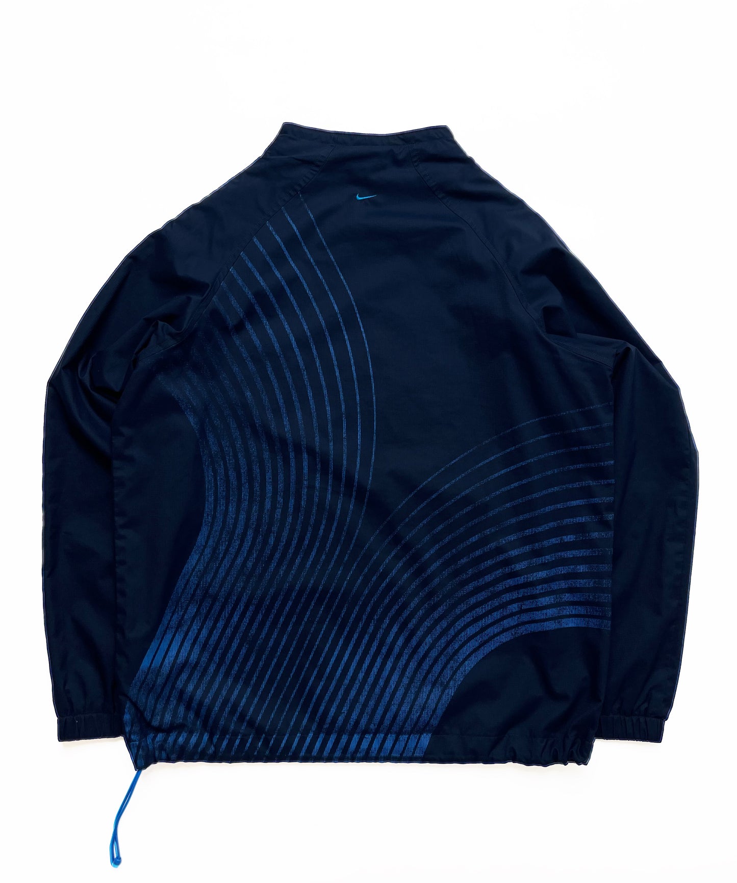 NIKE TN EARLY 2000s RARE NAVY BLUE ANORAK TRACKJACKET