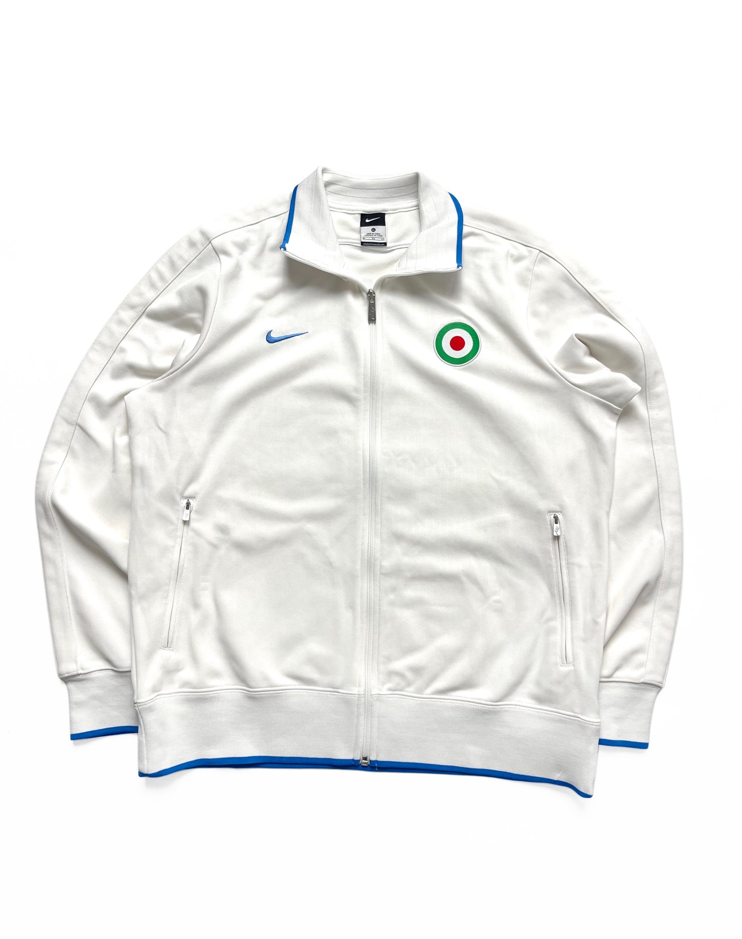 NIKE 2010s ITALY NATIONAL TEAM WHITE TRACKJACKET