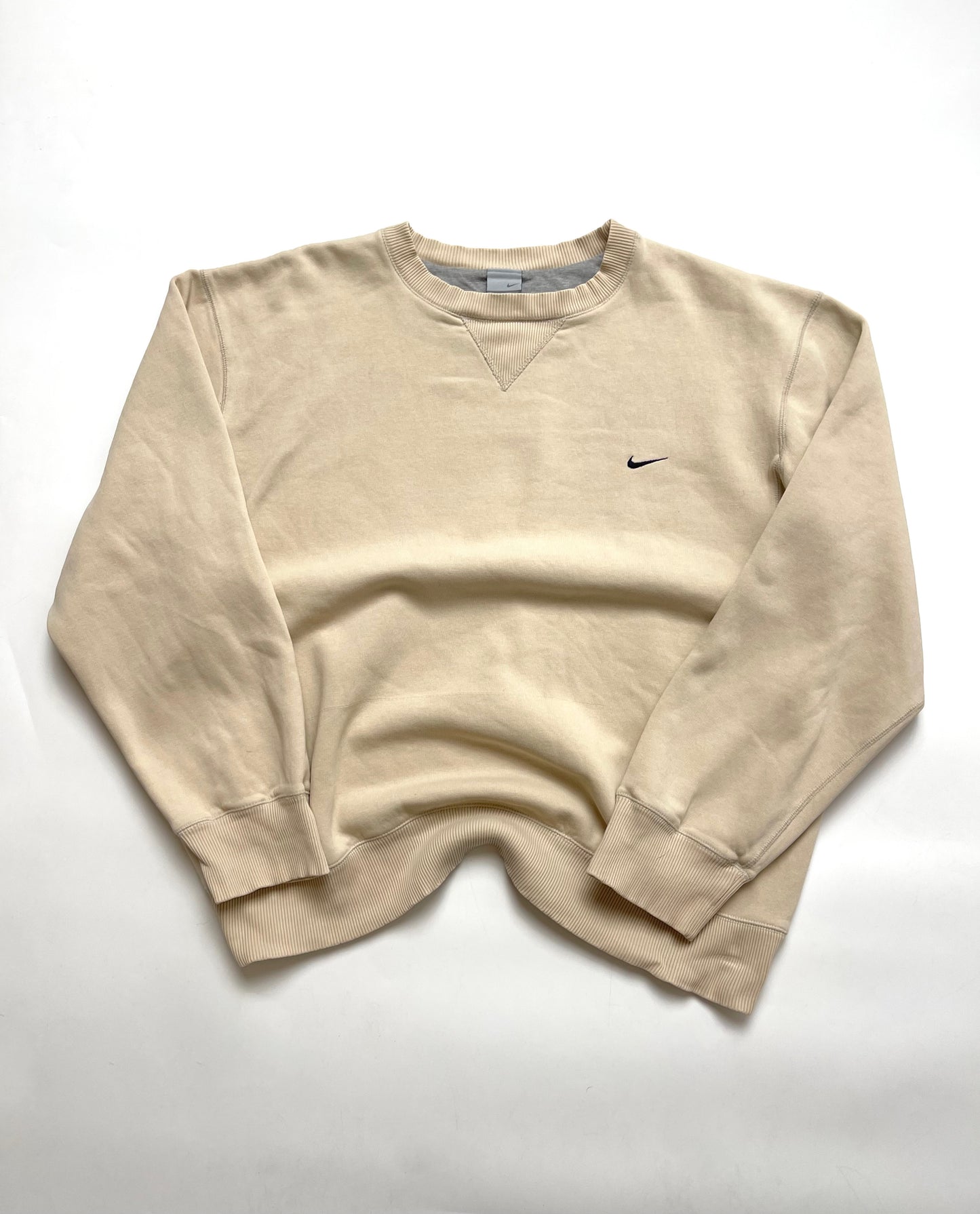 NIKE EARLY 2000s BEIGE SWEATSHIRT