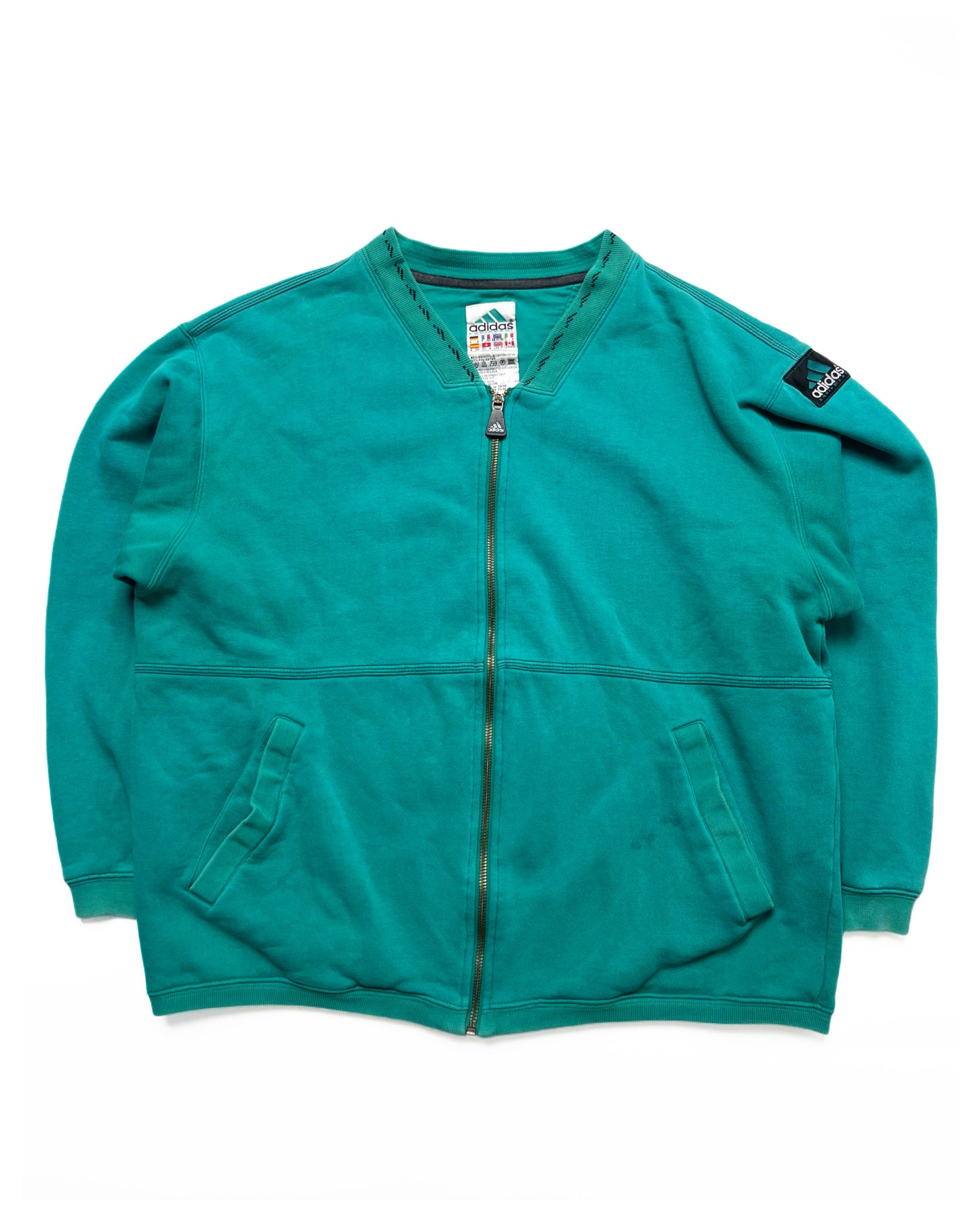 ADIDAS EQUIPMENT VINTAGE FULL ZIP SWEATSHIRT